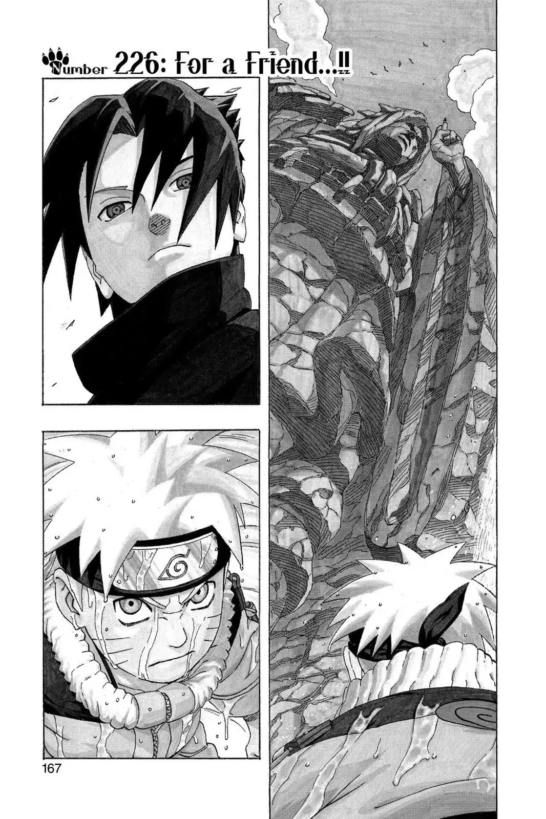 Naruto Chapter 226 page 1 - Chapter 226: For A Friend...!!