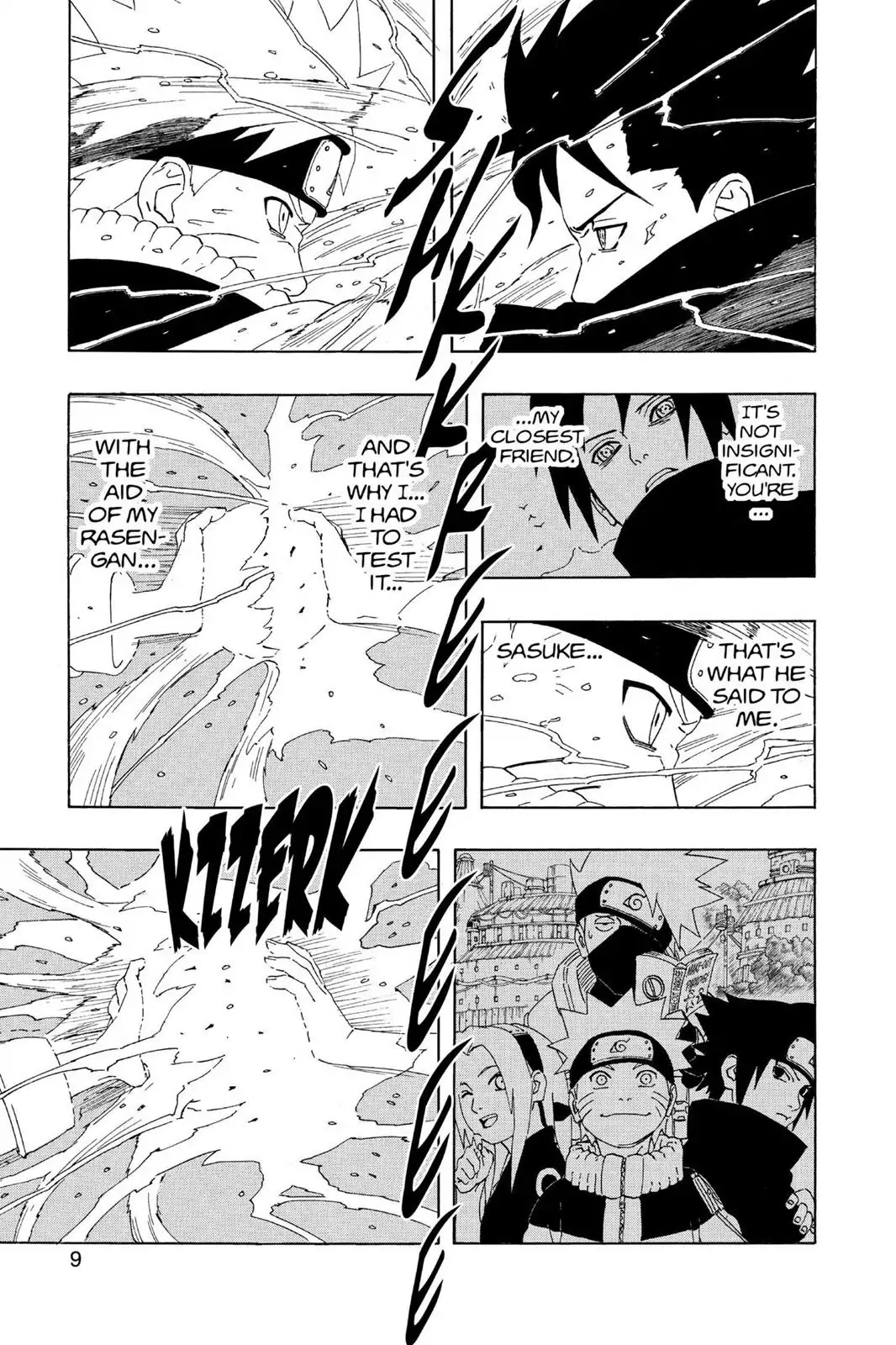 Naruto Chapter 227 page 10 - Chapter 227: Chidori Vs. Rasengan!!