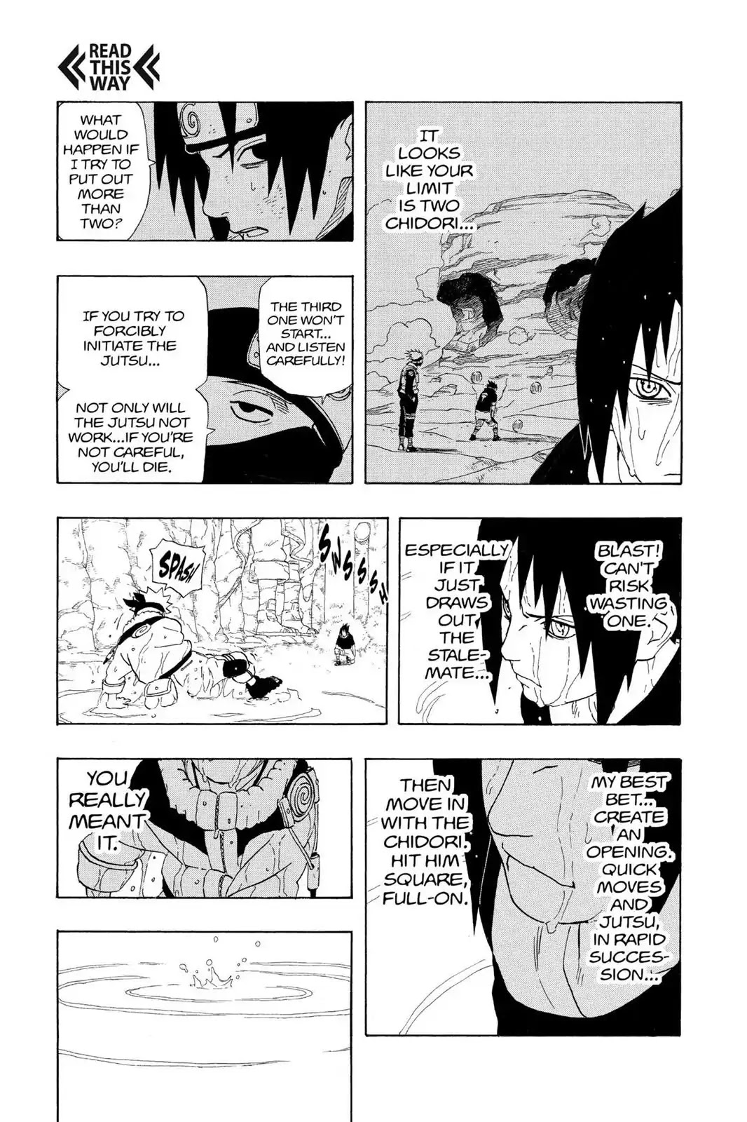 Naruto Chapter 227 page 16 - Chapter 227: Chidori Vs. Rasengan!!