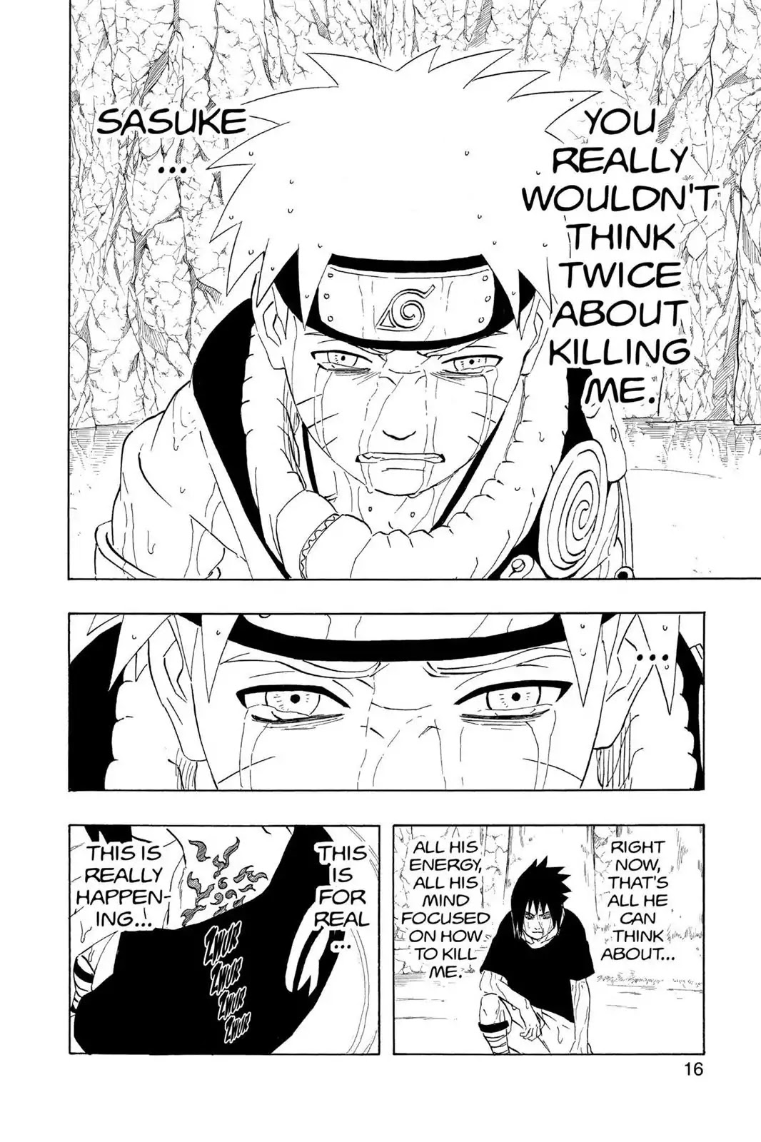 Naruto Chapter 227 page 17 - Chapter 227: Chidori Vs. Rasengan!!