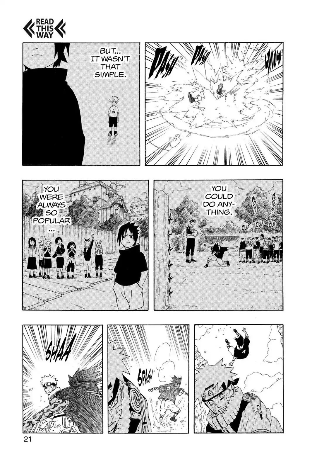 Naruto Chapter 227 page 22 - Chapter 227: Chidori Vs. Rasengan!!