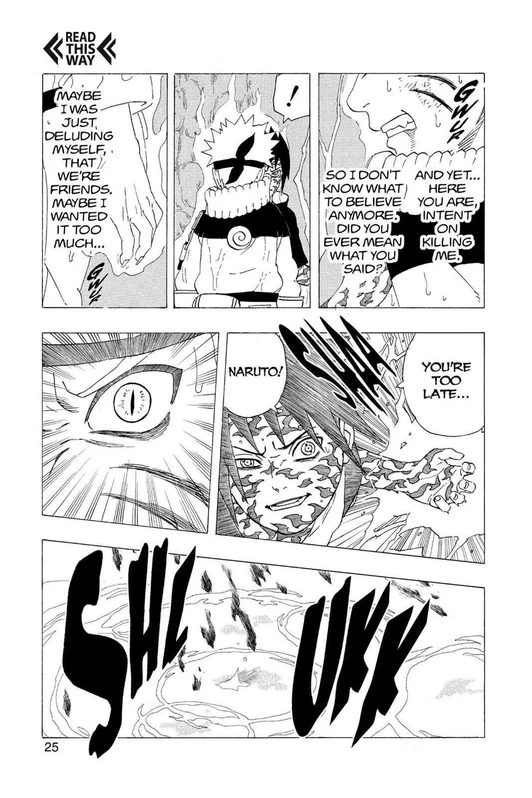 Naruto Chapter 227 page 26 - Chapter 227: Chidori Vs. Rasengan!!