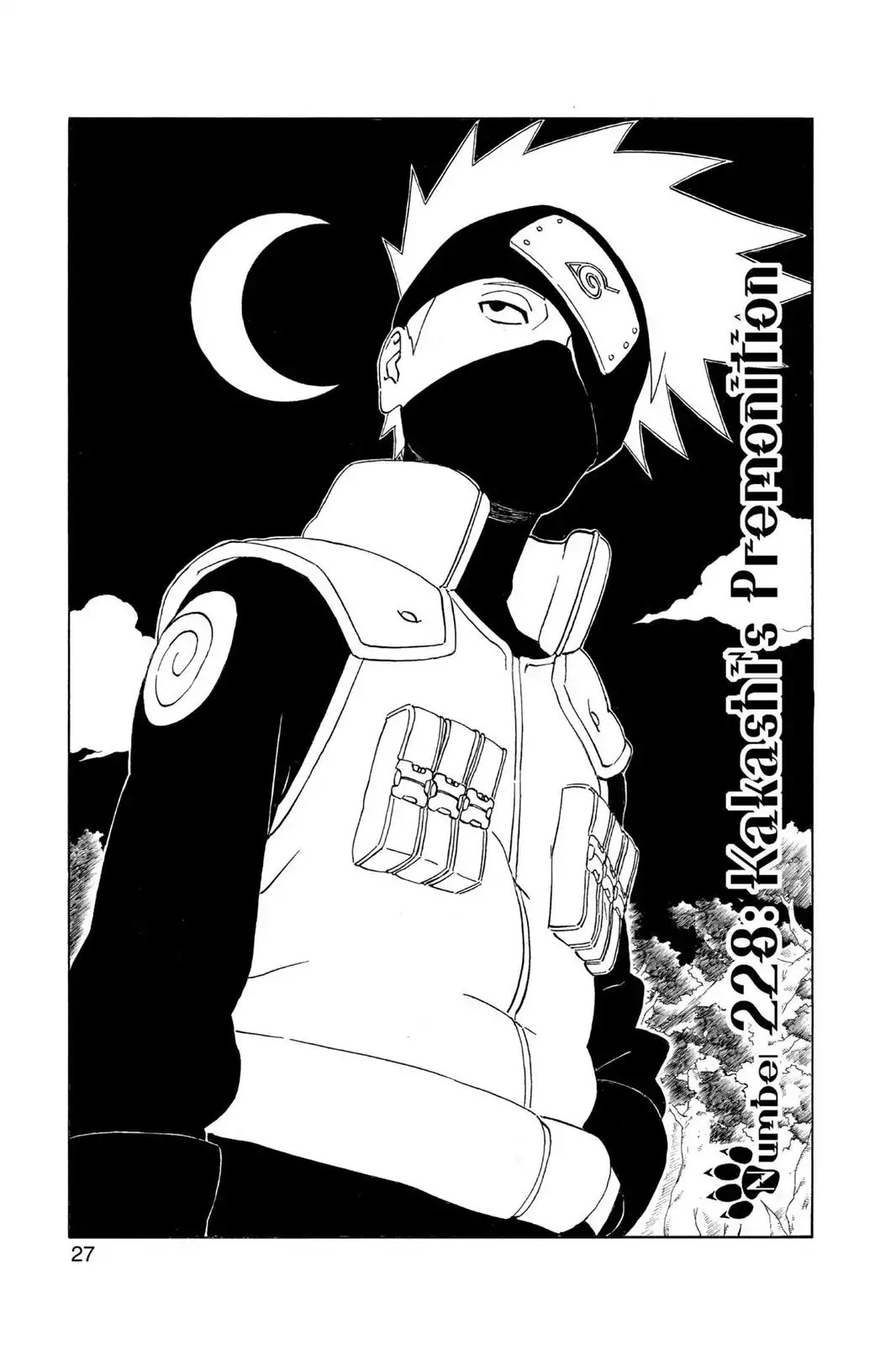 Naruto Chapter 228 page 1 - Chapter 228: Kakashi's Premonition