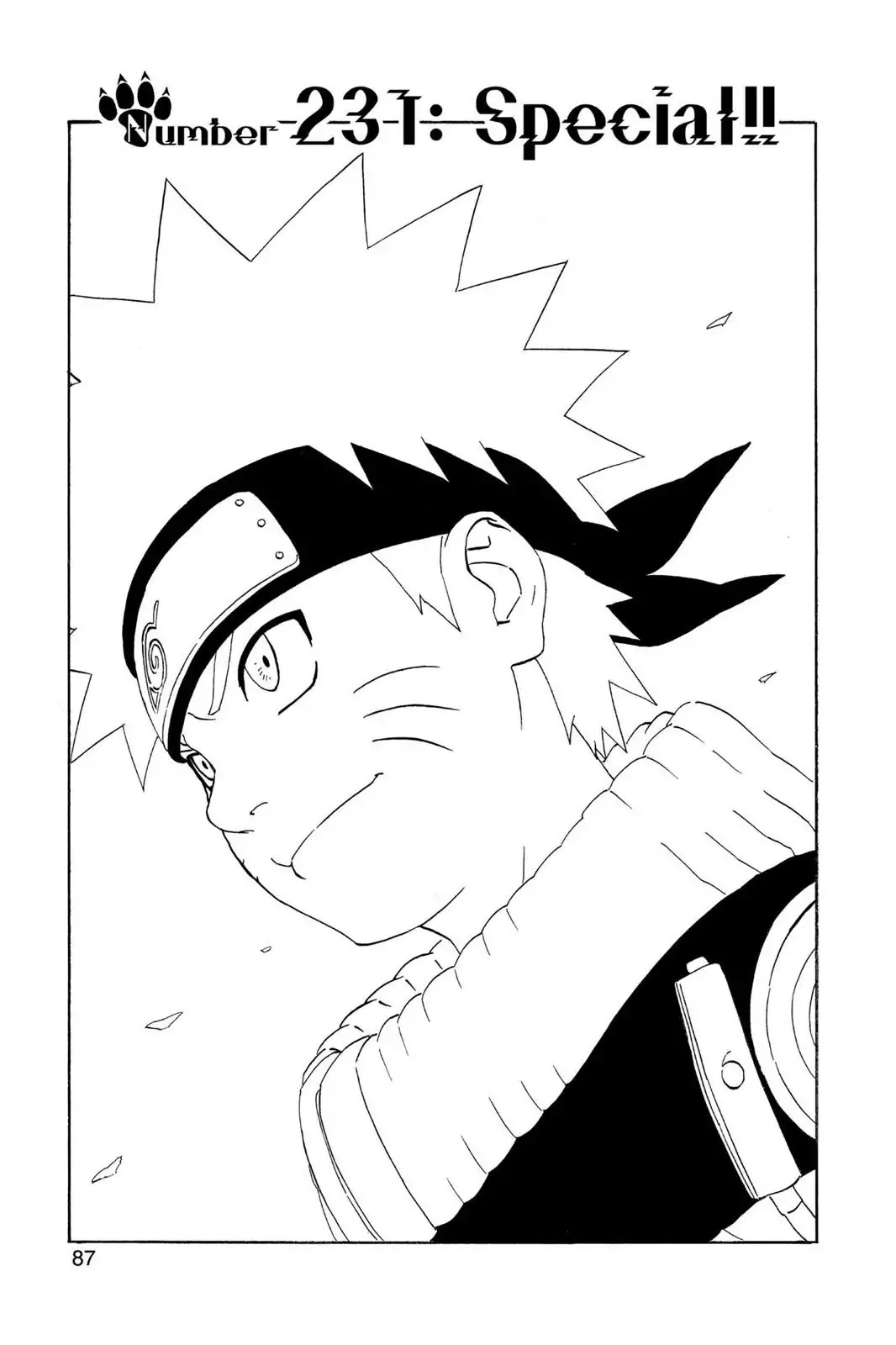 Naruto Chapter 231 page 1 - Chapter 231: Special!!