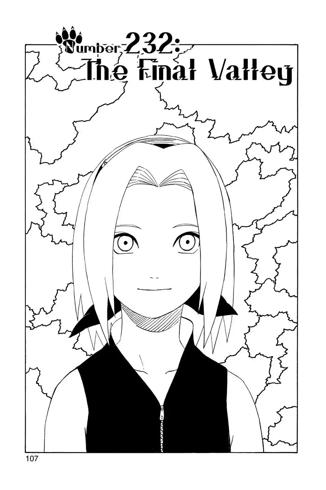 Naruto Chapter 232 page 1 - Chapter 232: The Final Valley