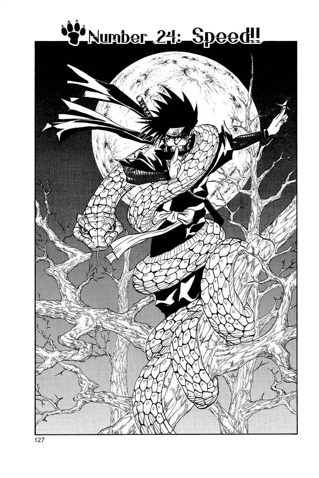 Naruto Chapter 24 page 1 - Chapter 24: Speed!!