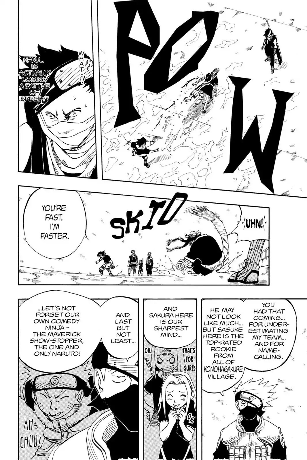 Naruto Chapter 24 page 10 - Chapter 24: Speed!!