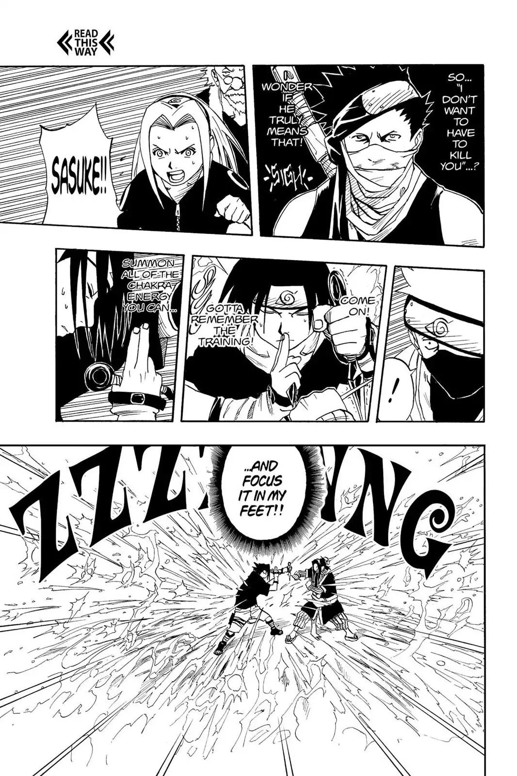 Naruto Chapter 24 page 5 - Chapter 24: Speed!!