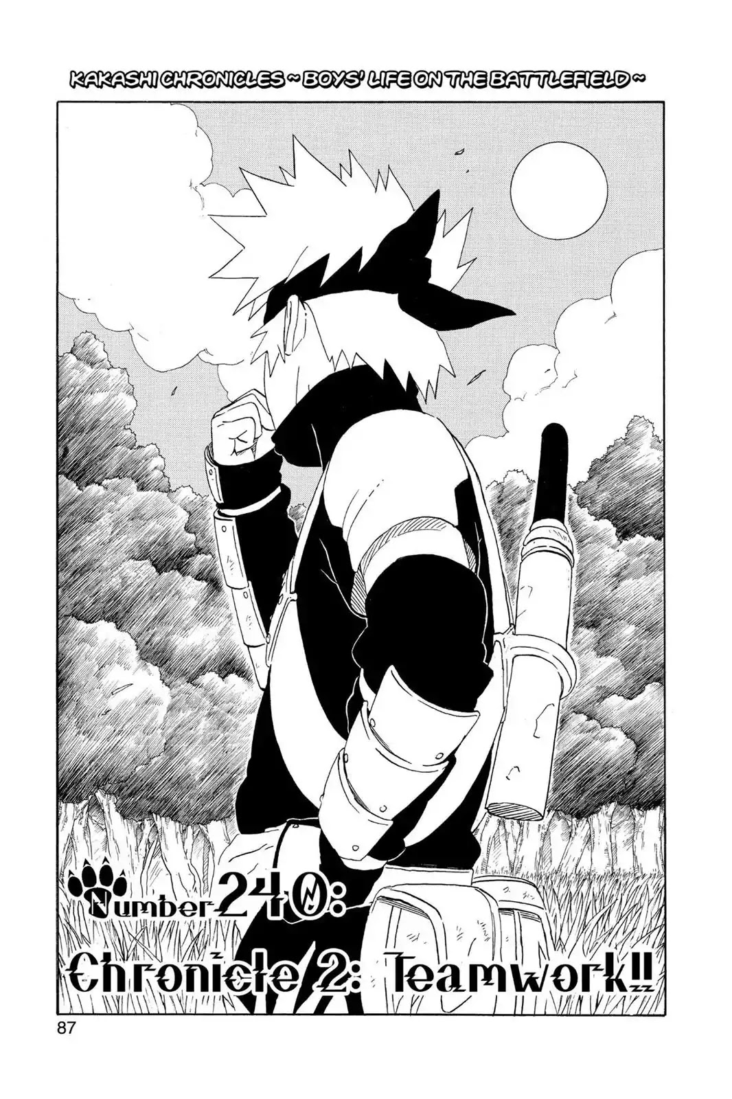 Naruto Chapter 240 page 1 - Chapter 240: Chronicle 2: Teamwork!!