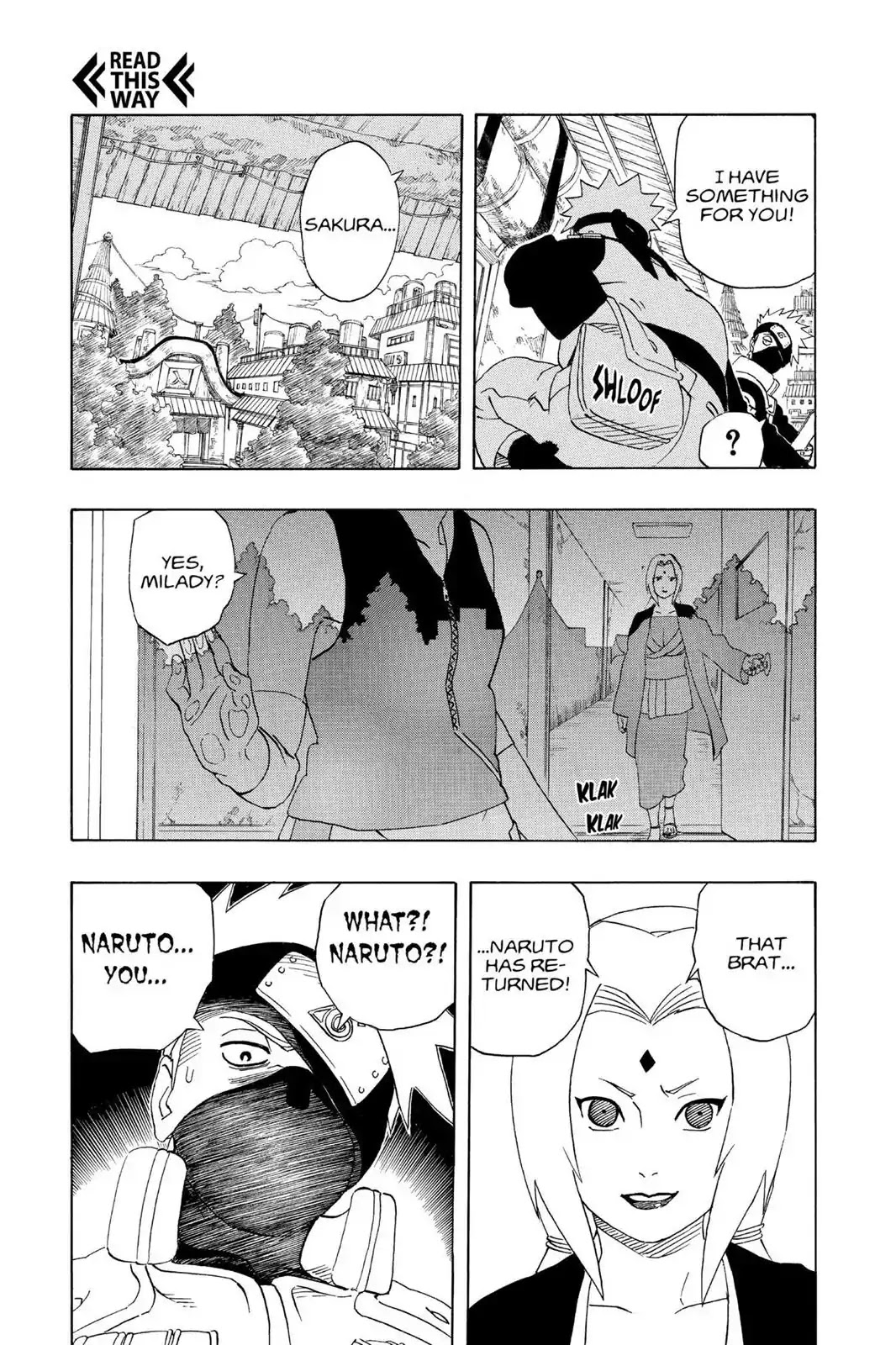 Naruto Chapter 245 page 18 - Chapter 245: Homecoming!!