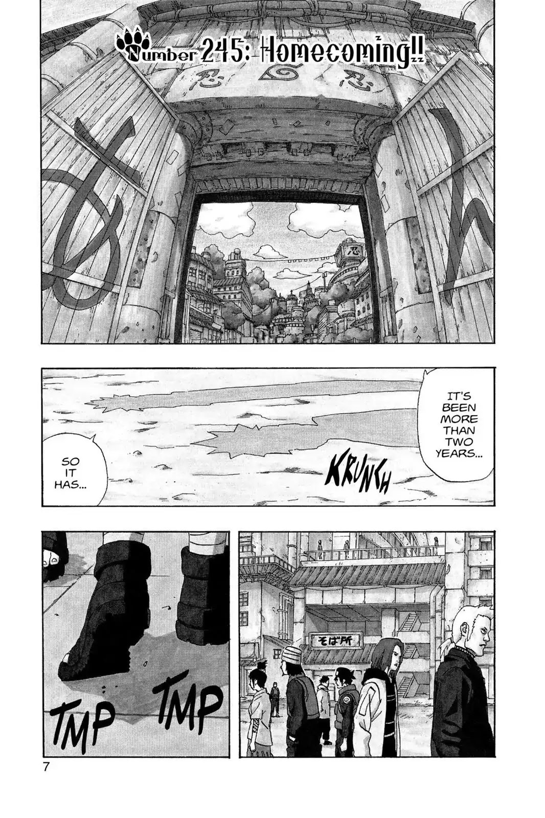 Naruto Chapter 245 page 8 - Chapter 245: Homecoming!!