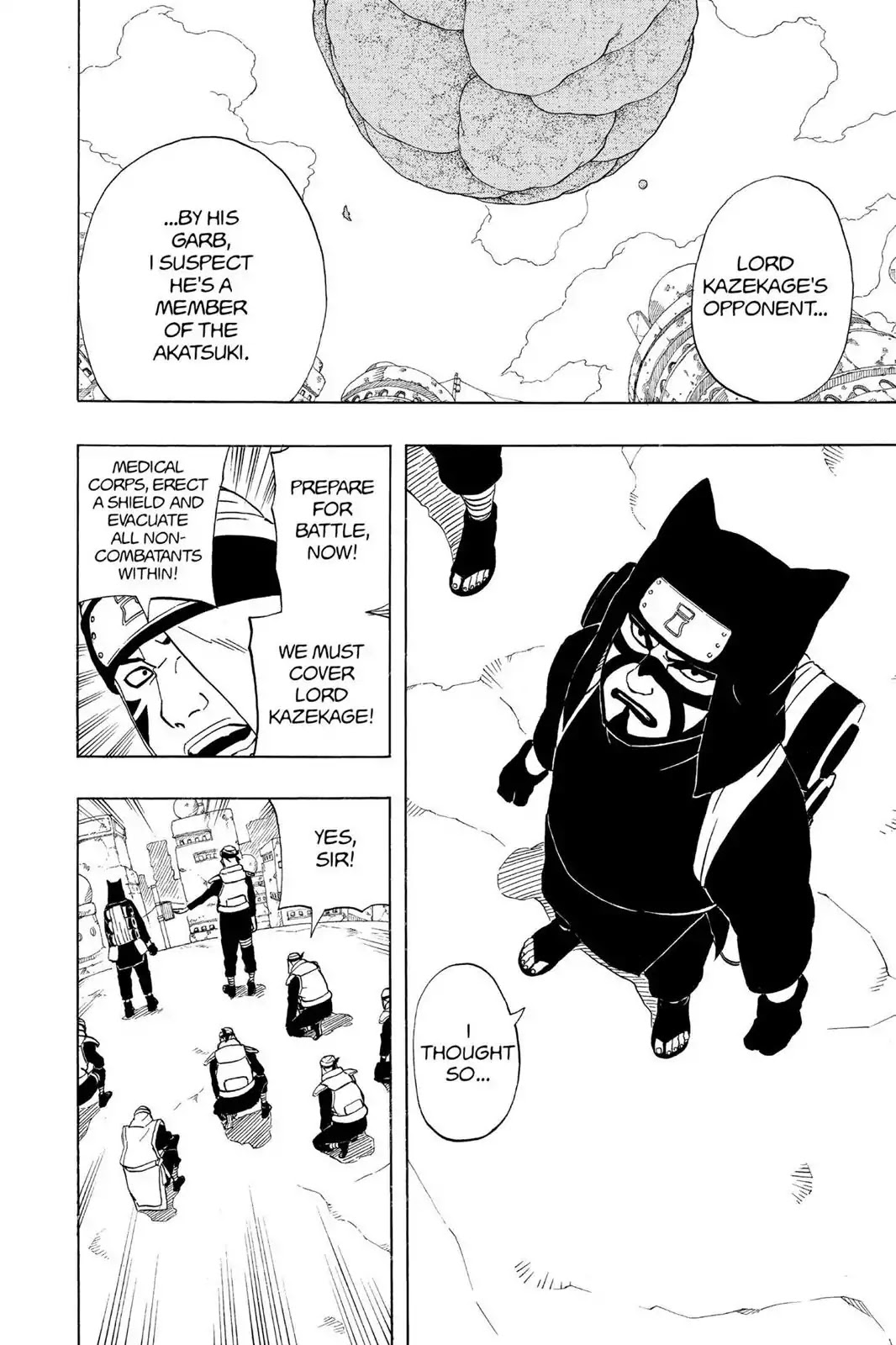 Naruto Chapter 249 page 4 - Chapter 249: The Kazekage Stands Tall...!!