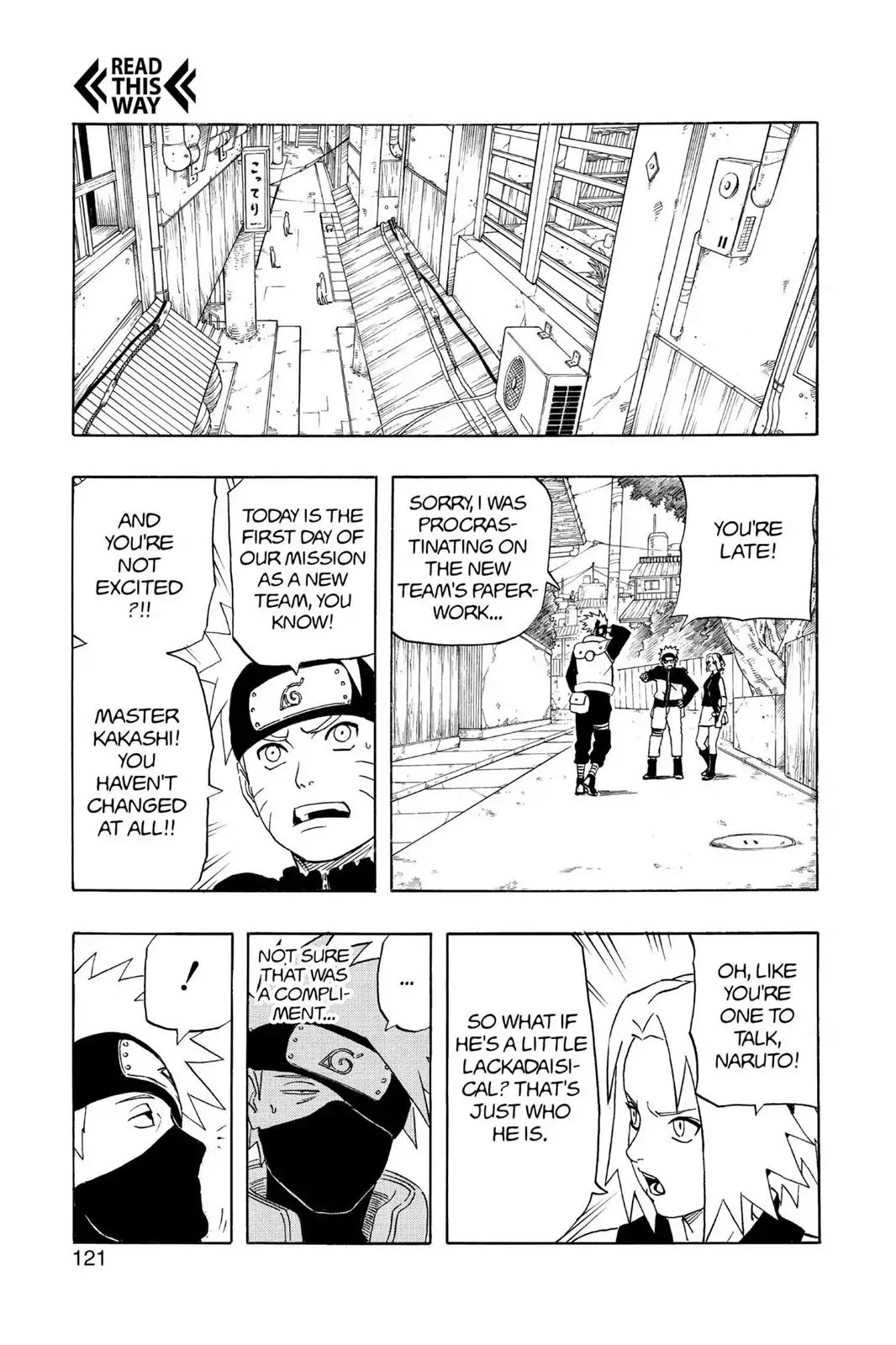 Naruto Chapter 250 page 13 - Chapter 250: New Squad, First Mission!!