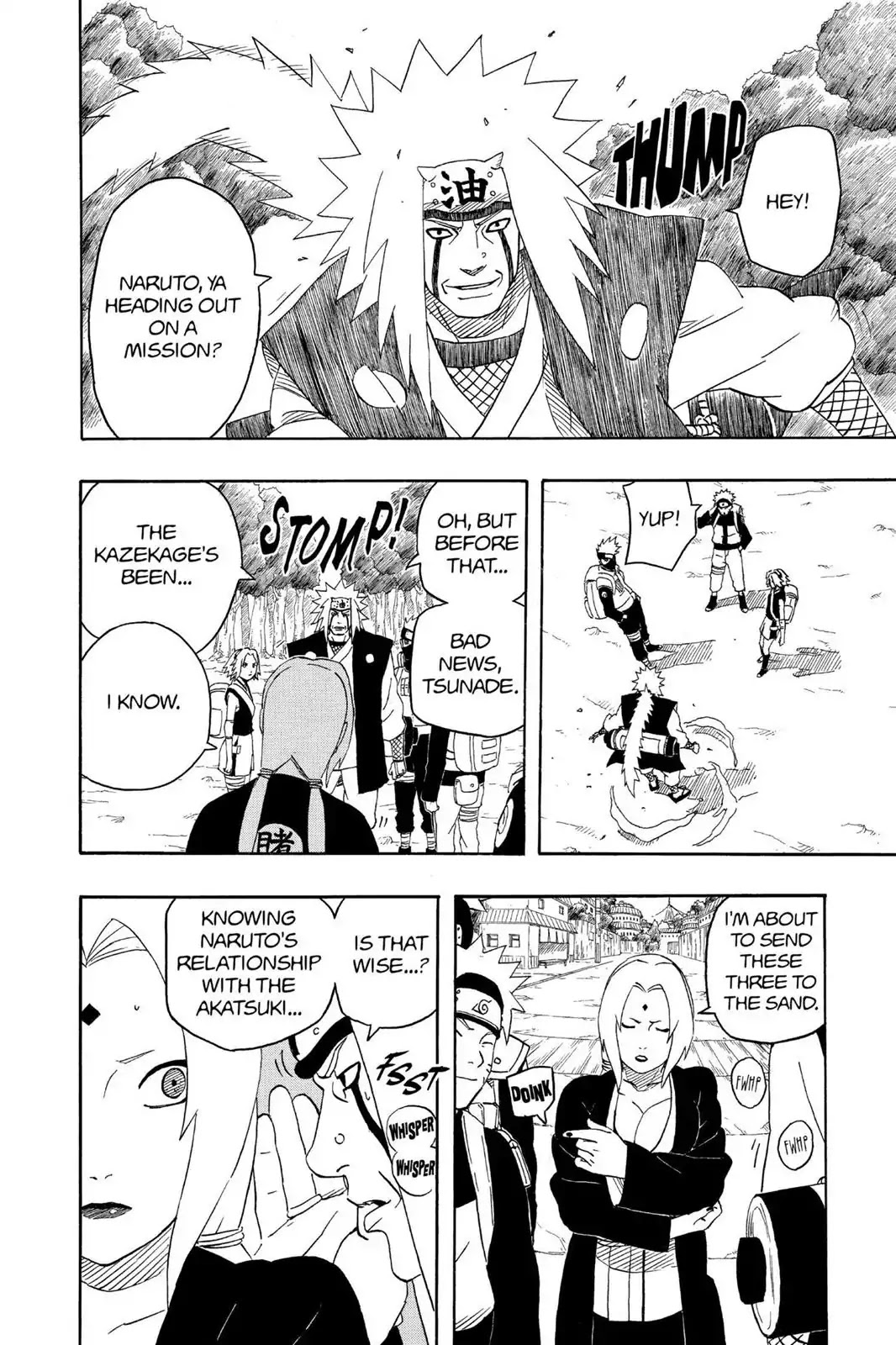 Naruto Chapter 251 page 12 - Chapter 251: To The Sand...!!