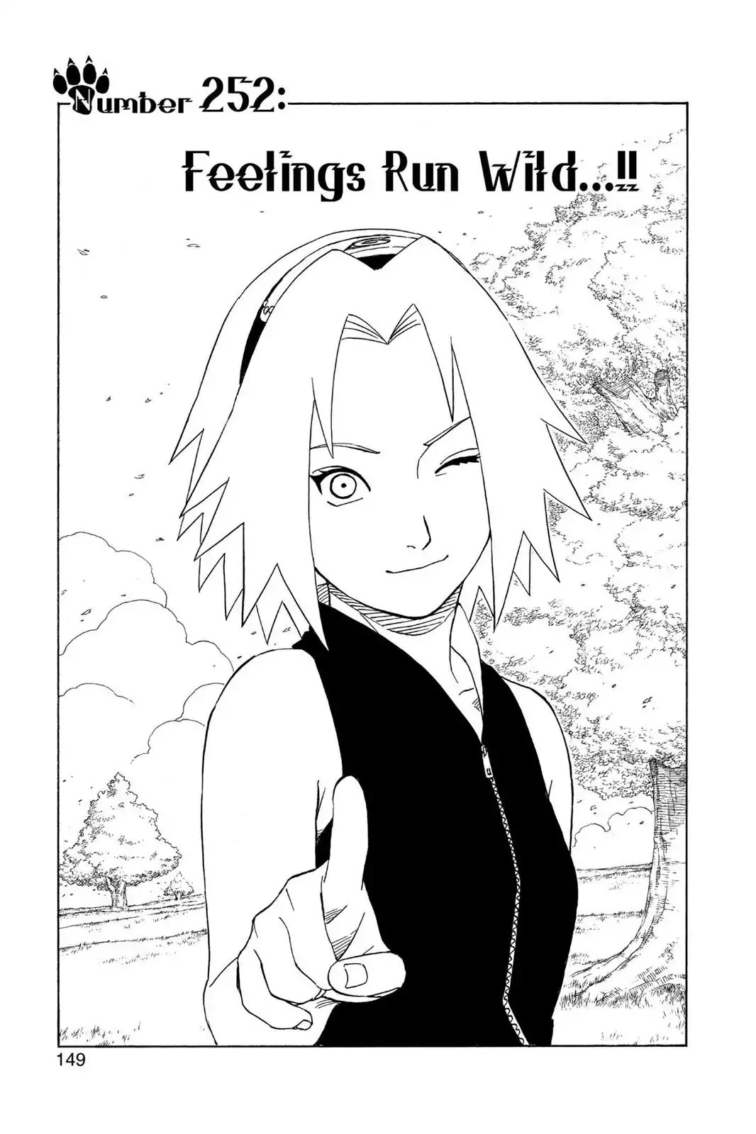 Naruto Chapter 252 page 1 - Chapter 252: Feelings Run Wild...!!