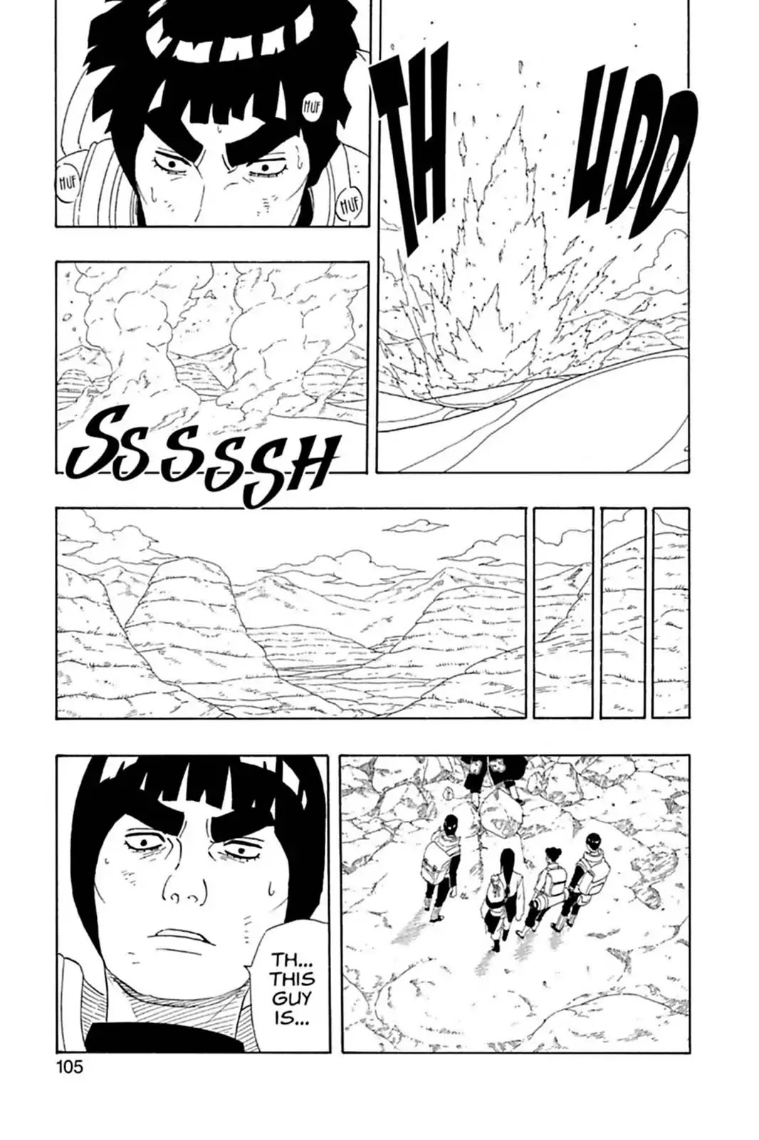 Naruto Chapter 258 page 18 - Chapter 258: Guy Vs. Kisame!!
