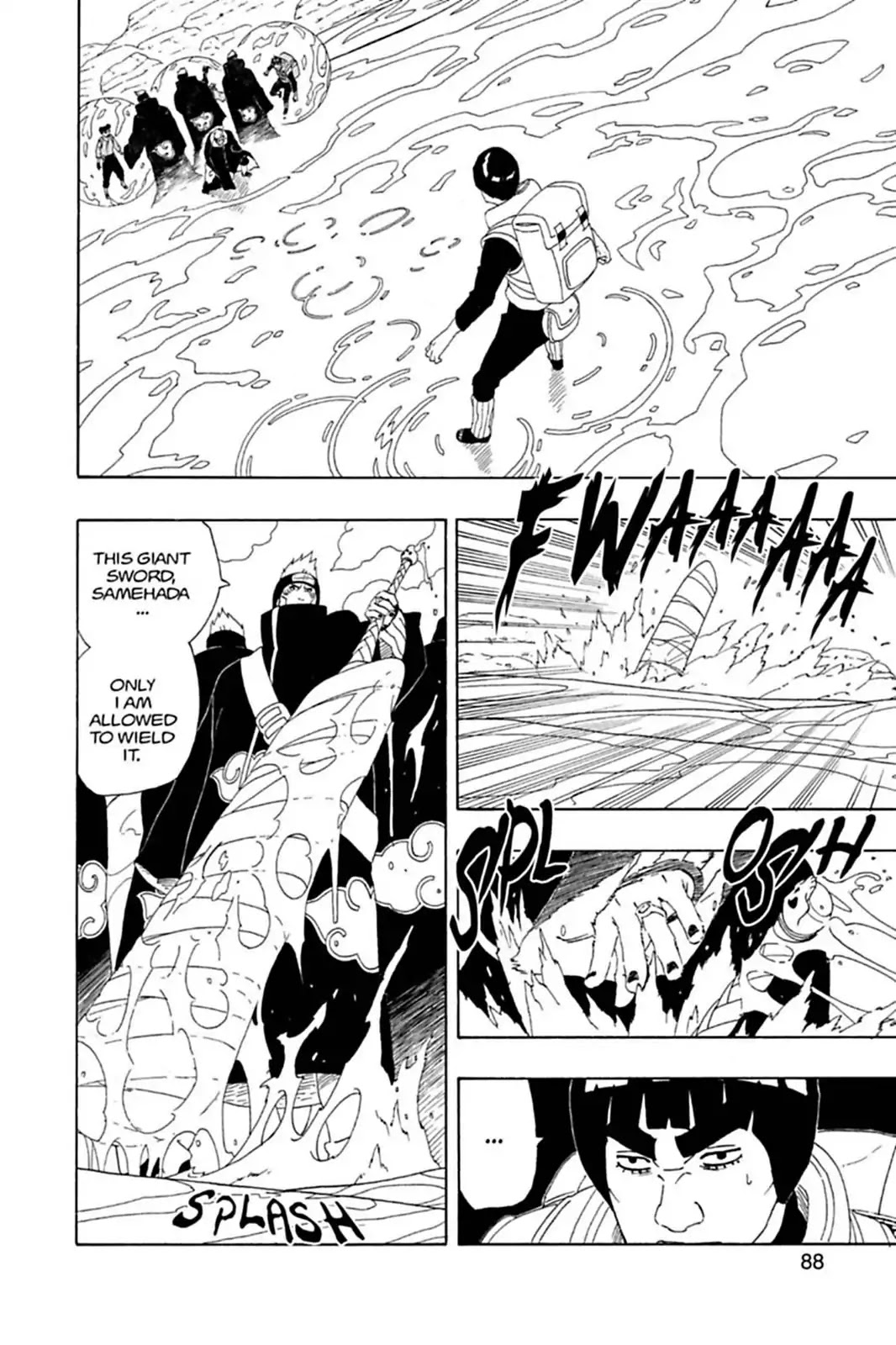 Naruto Chapter 258 page 2 - Chapter 258: Guy Vs. Kisame!!