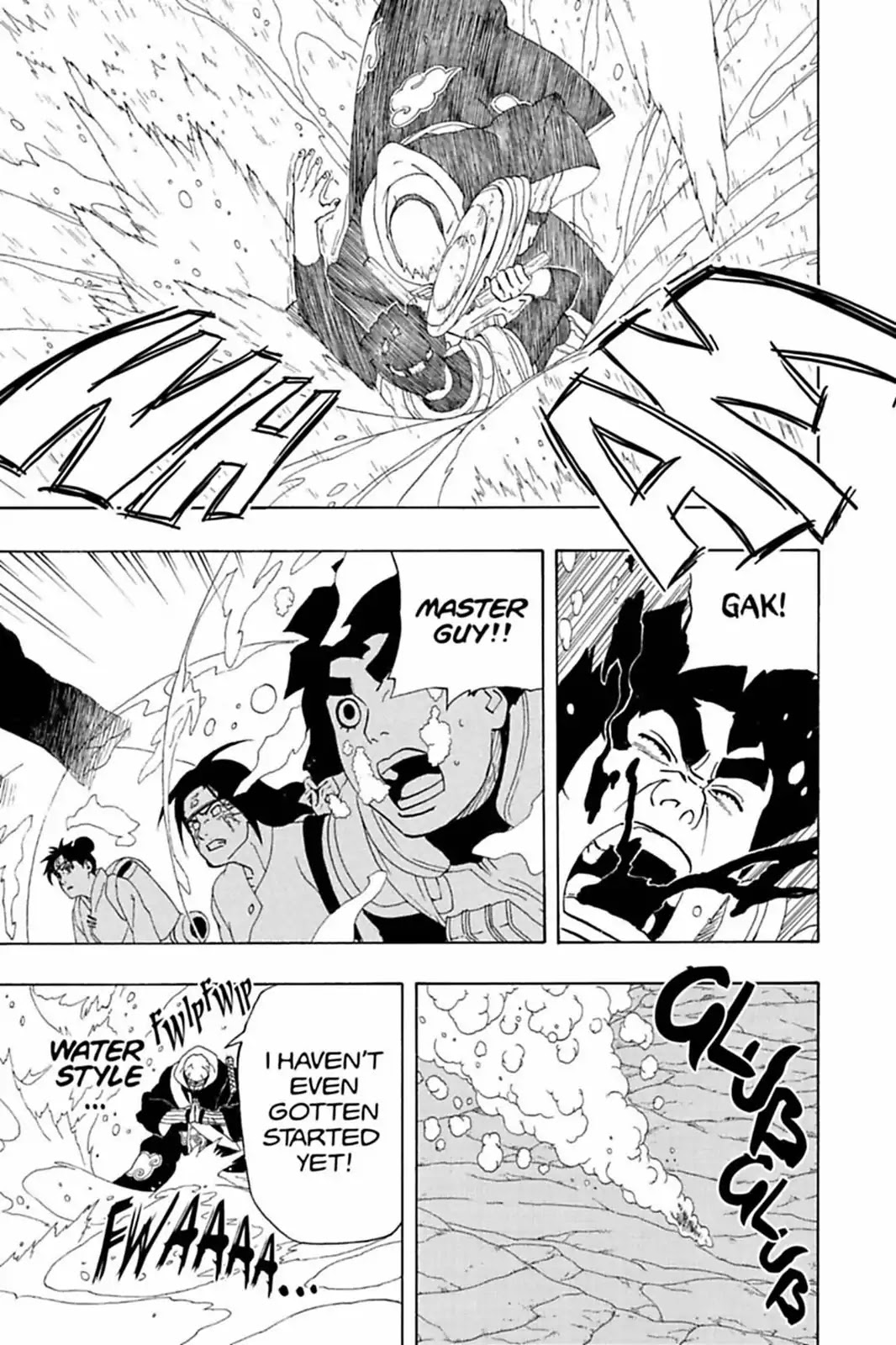 Naruto Chapter 258 page 9 - Chapter 258: Guy Vs. Kisame!!