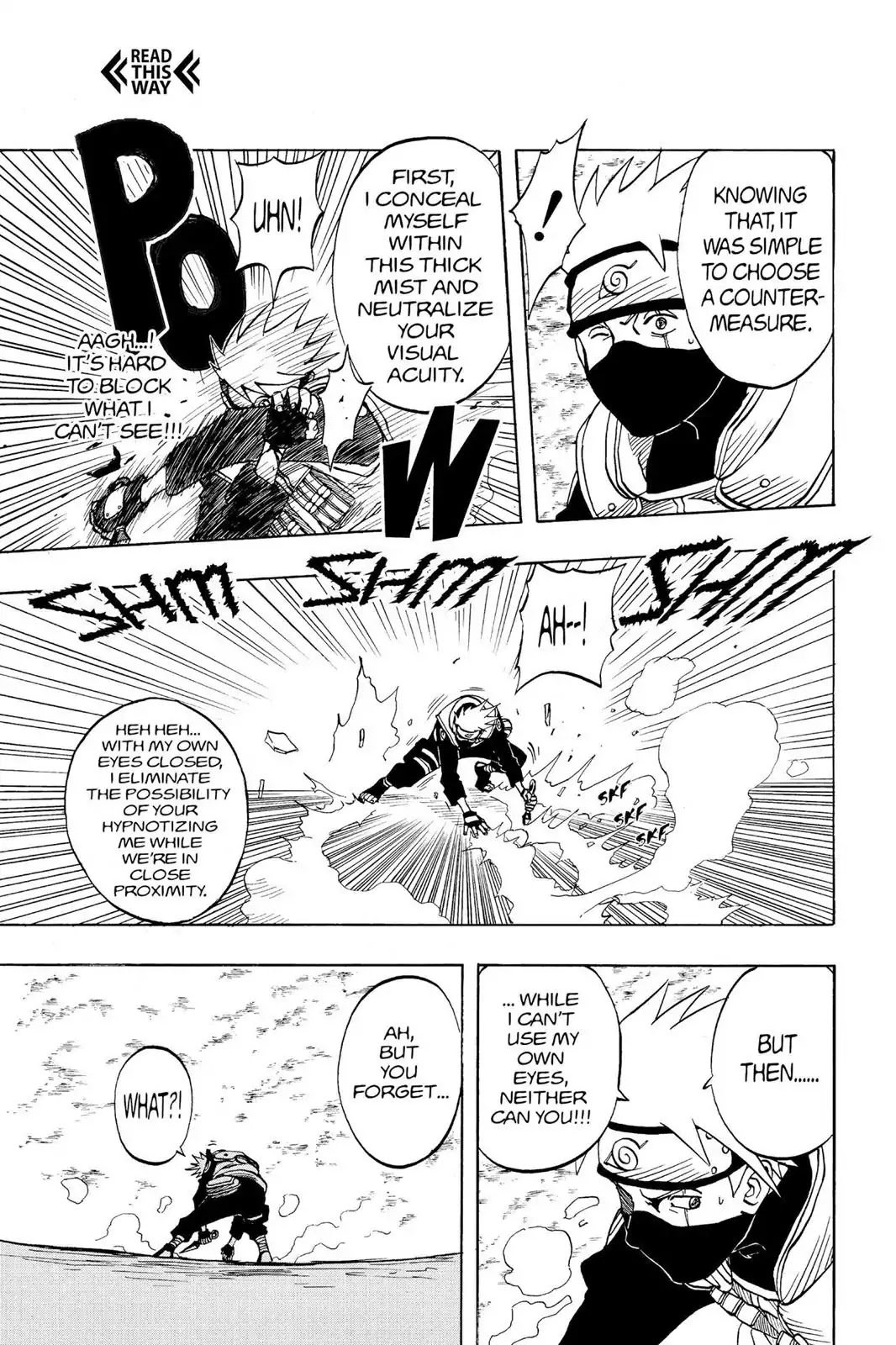 Naruto Chapter 26 page 15 - Chapter 26: Sharingan Devastation!!