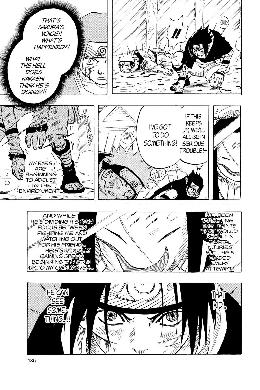 Naruto Chapter 26 page 19 - Chapter 26: Sharingan Devastation!!
