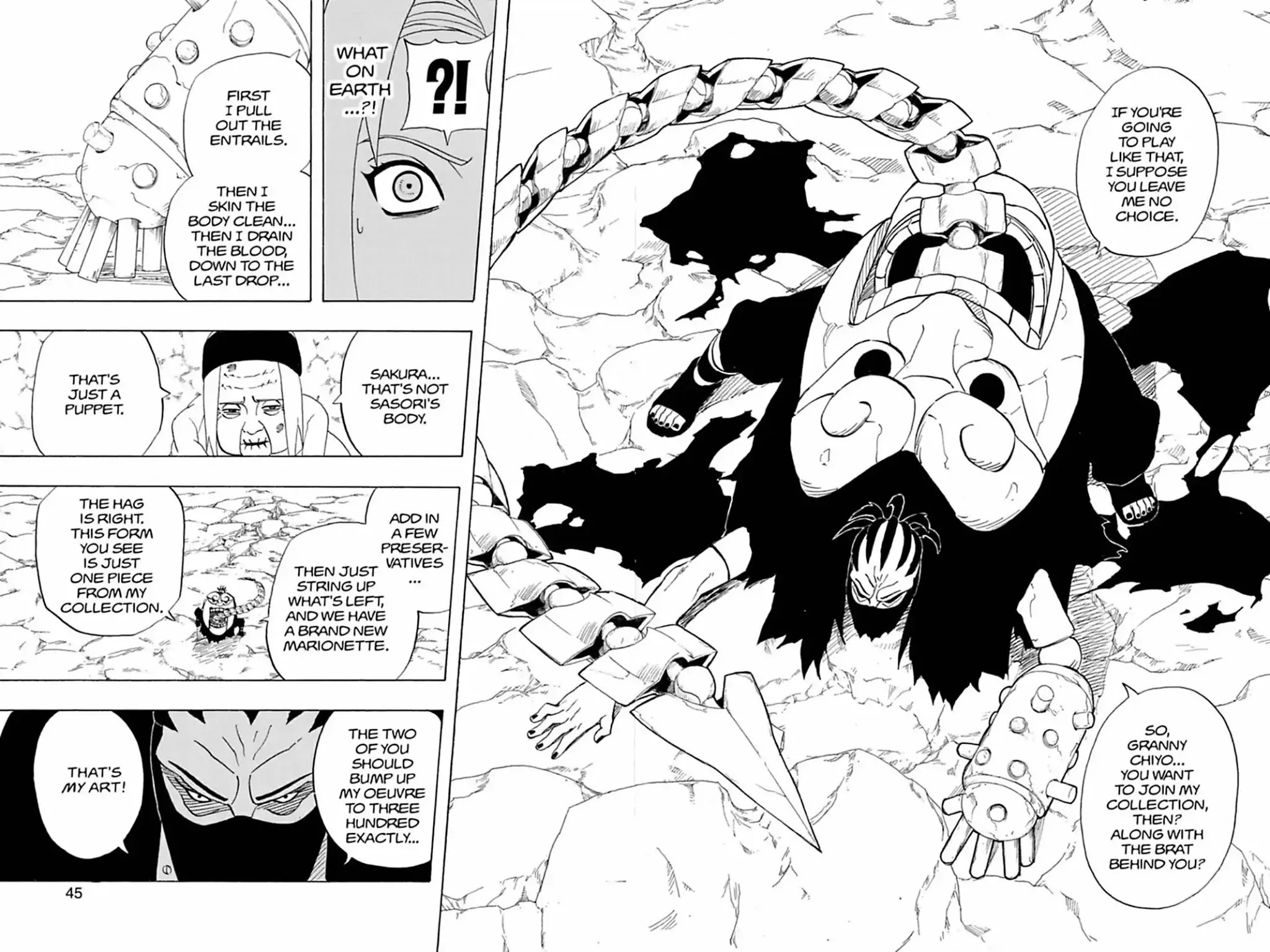 Naruto Chapter 264 page 18 - Chapter 264: Sasori's Masterpiece...!!