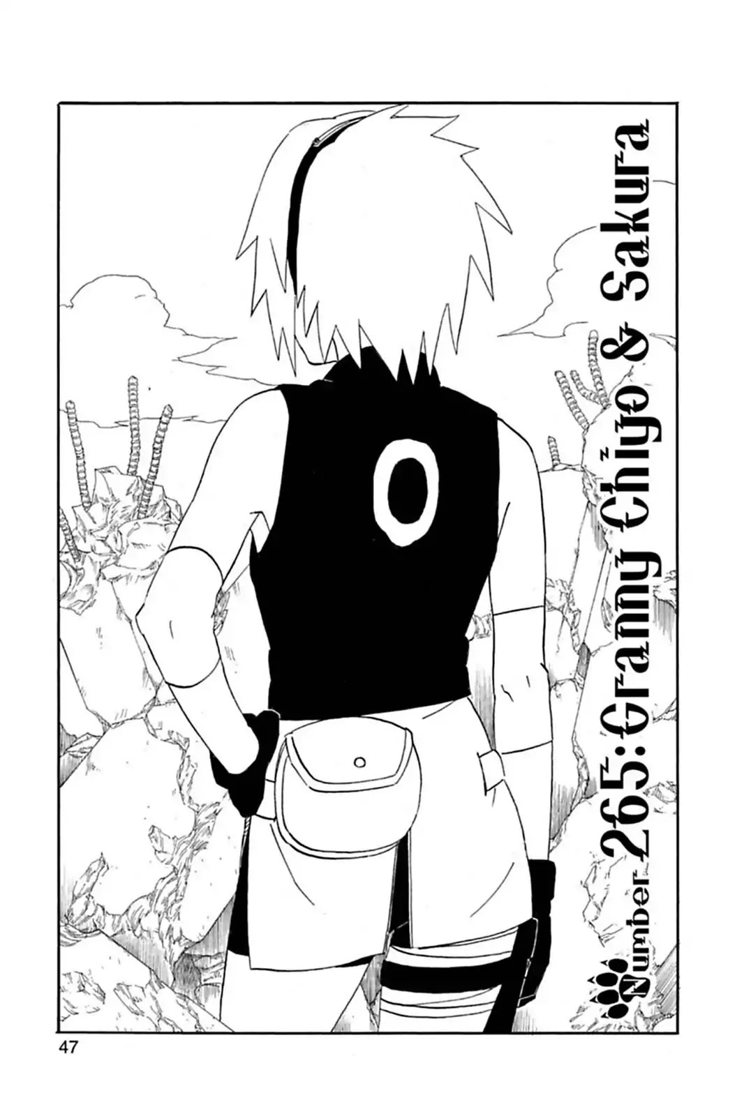 Naruto Chapter 265 page 1 - Chapter 265: Granny Chiyo & Sakura
