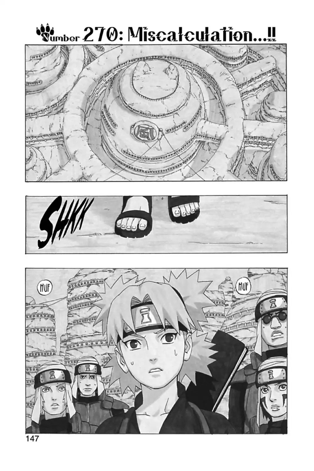 Naruto Chapter 270 page 1 - Chapter 270: Miscalculation...!!
