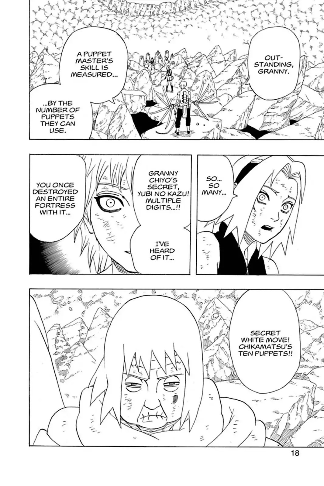 Naruto Chapter 272 page 18 - Chapter 272: Granny Chiyo Vs. Sasori...!!