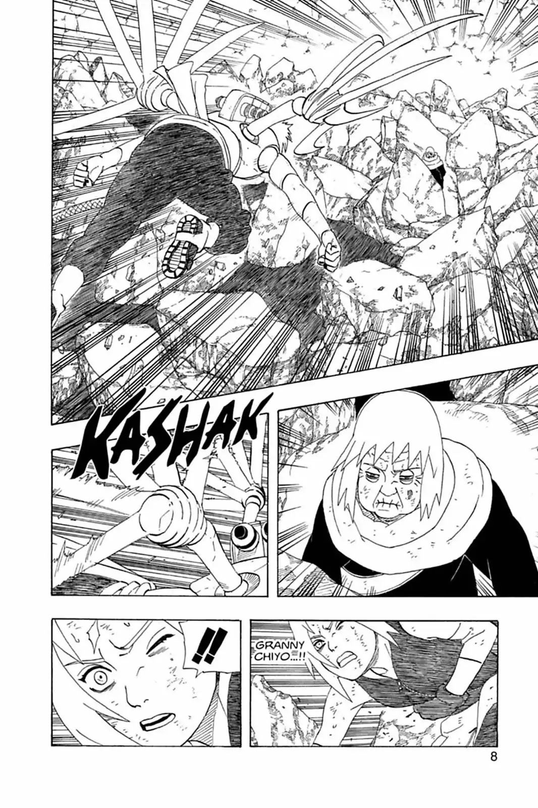Naruto Chapter 272 page 9 - Chapter 272: Granny Chiyo Vs. Sasori...!!