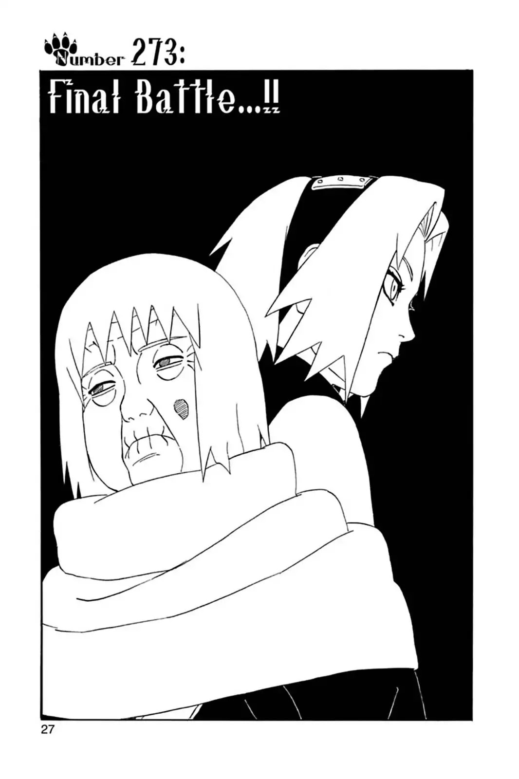 Naruto Chapter 273 page 1 - Chapter 273: Final Battle...!!