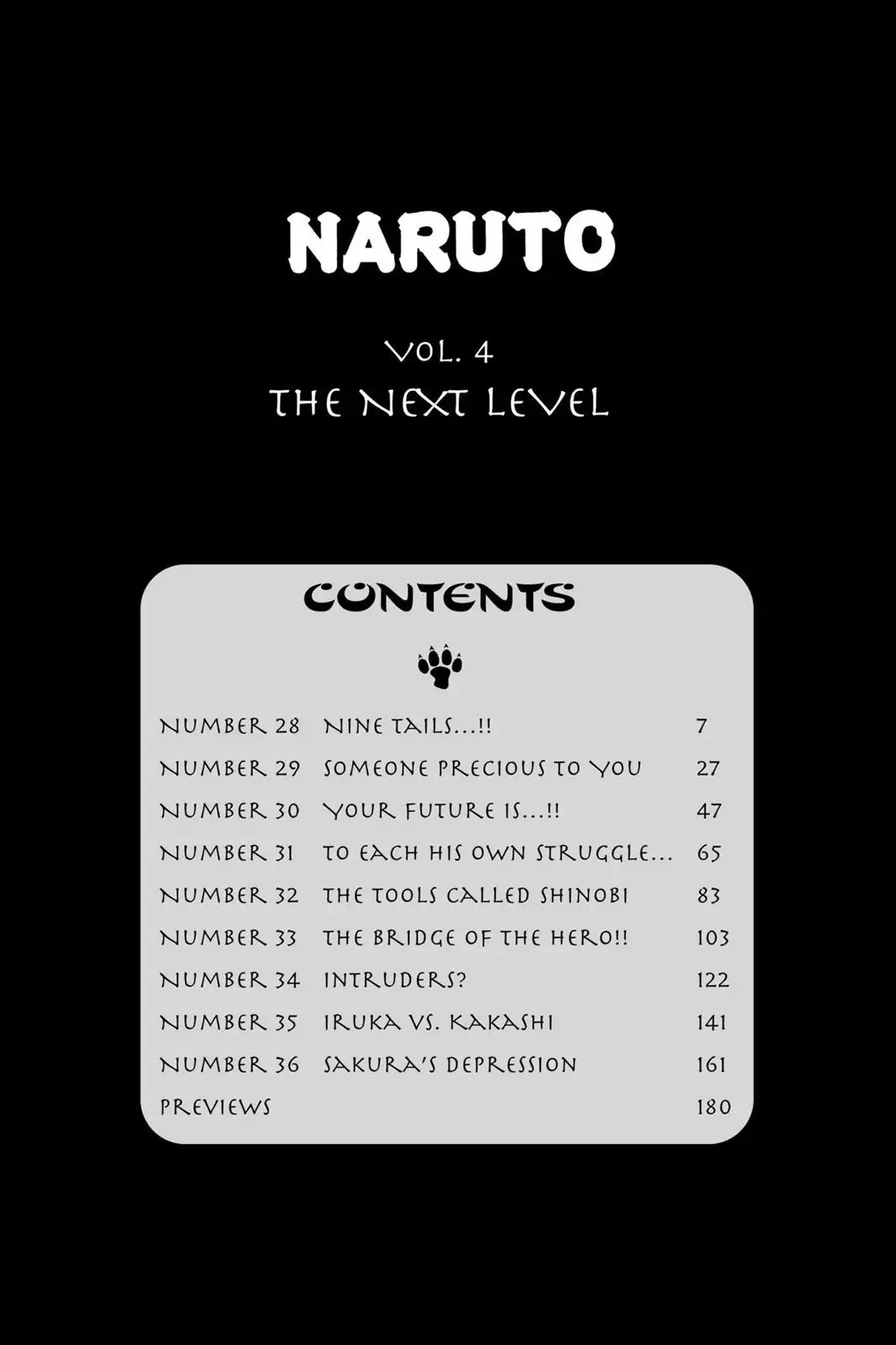 Naruto Chapter 28 page 7 - Chapter 28: Nine Tails...!!
