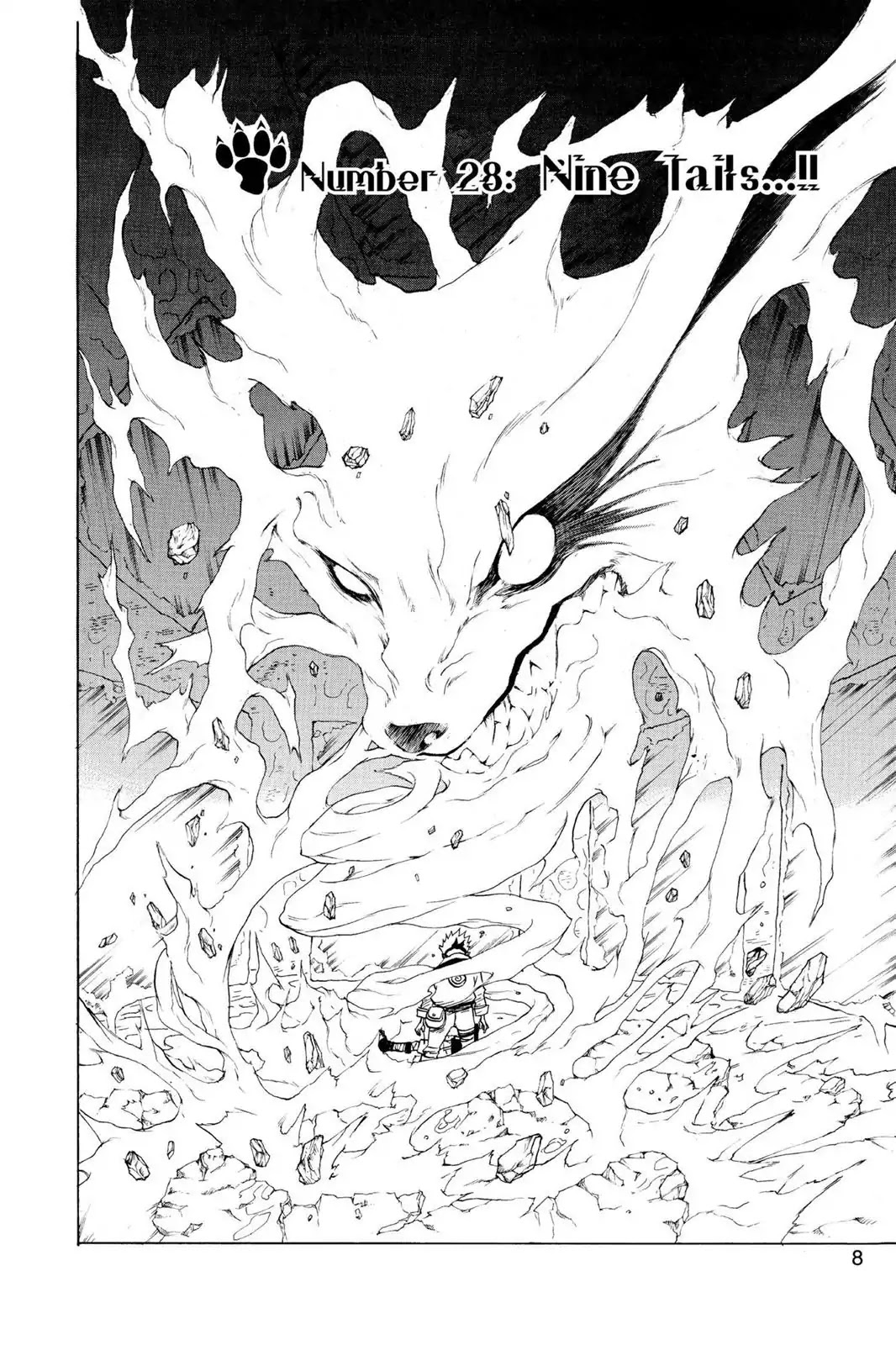 Naruto Chapter 28 page 9 - Chapter 28: Nine Tails...!!