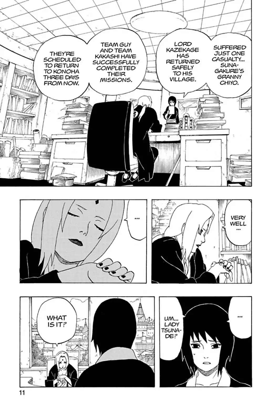Naruto Chapter 281 page 11 - Chapter 281: The Search For Sasuke!!