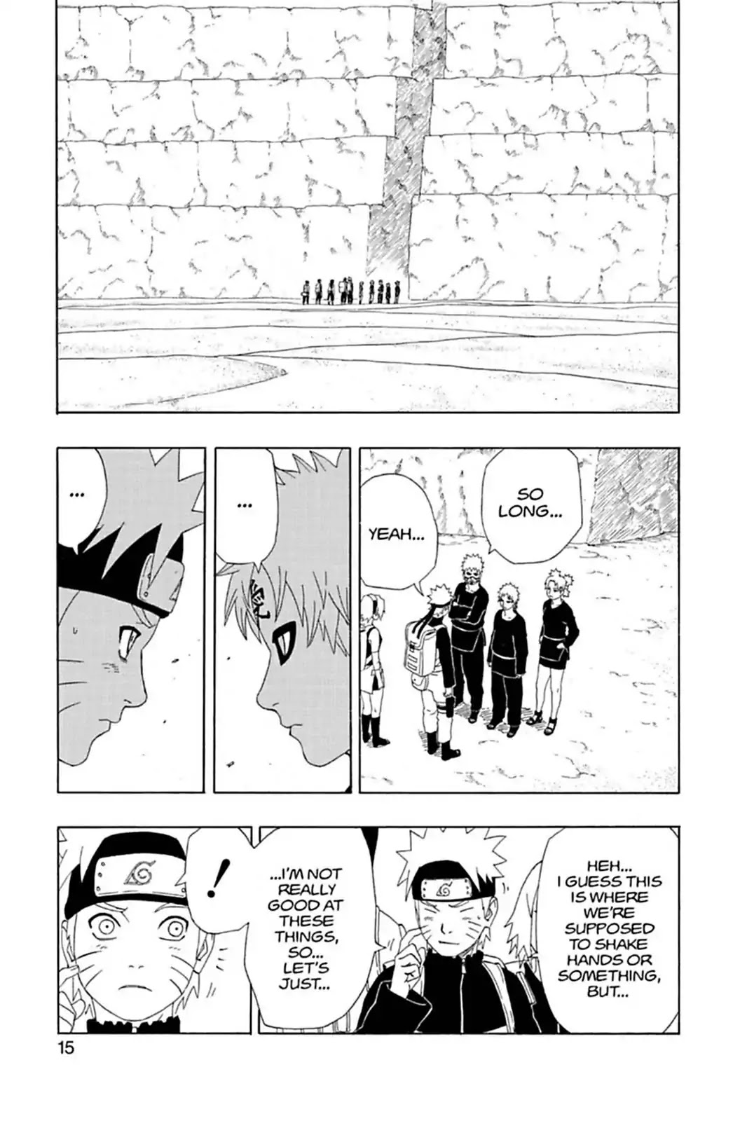 Naruto Chapter 281 page 15 - Chapter 281: The Search For Sasuke!!