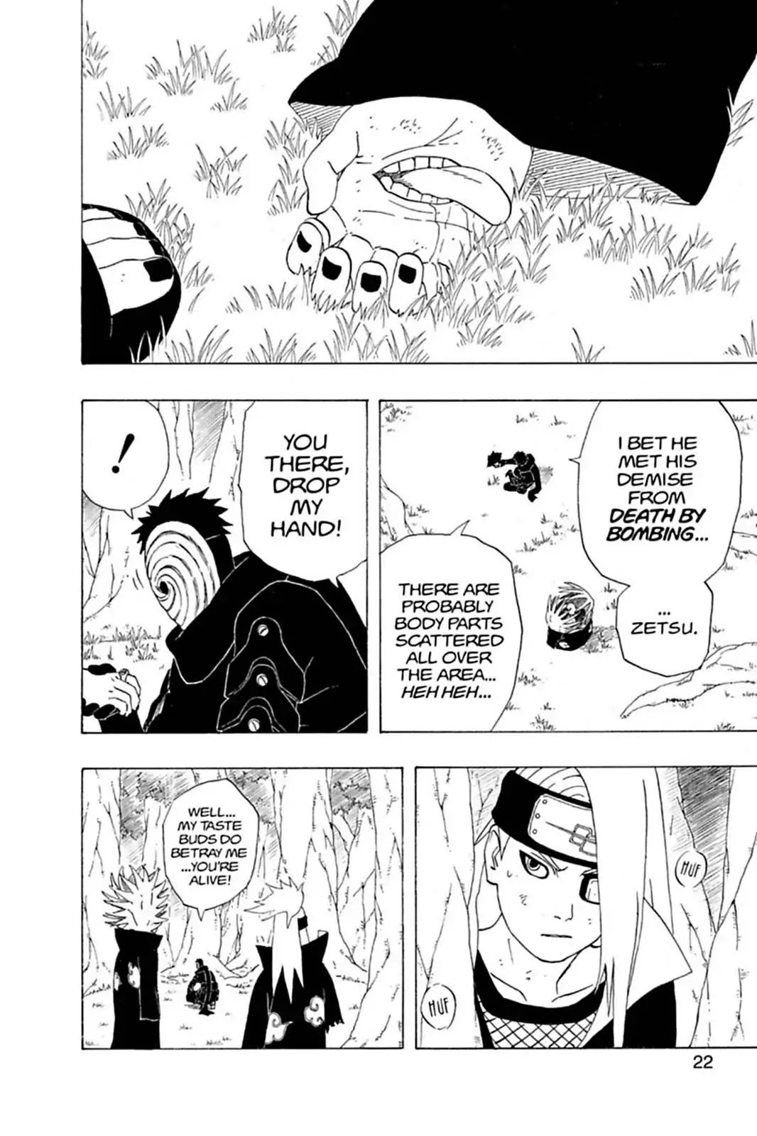 Naruto Chapter 281 page 22 - Chapter 281: The Search For Sasuke!!