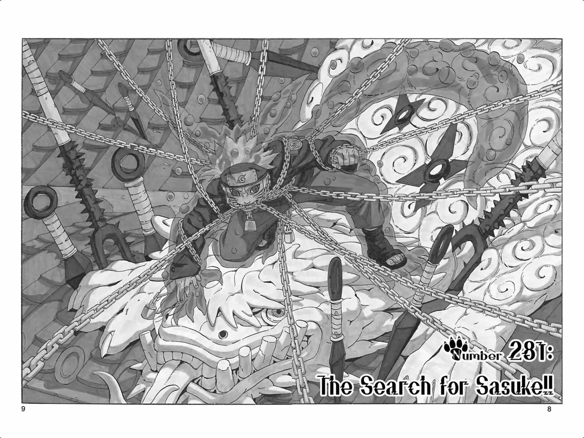 Naruto Chapter 281 page 9 - Chapter 281: The Search For Sasuke!!