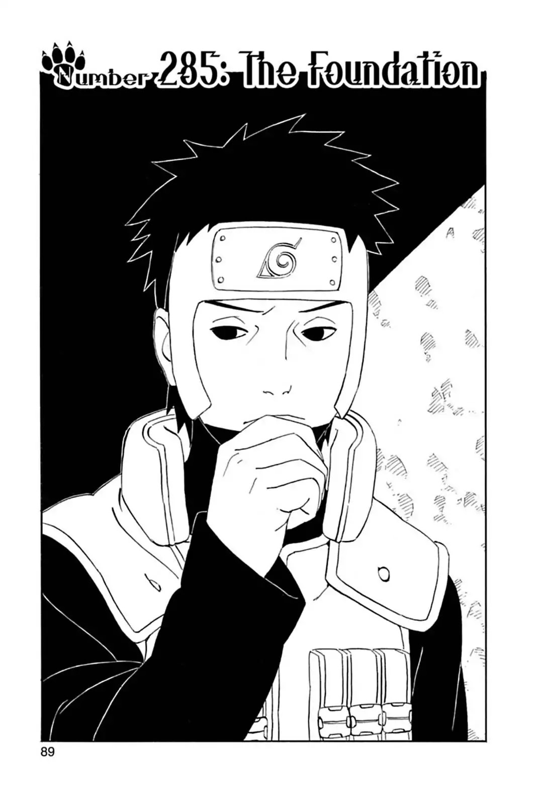 Naruto Chapter 285 page 1 - Chapter 285: The Foundation