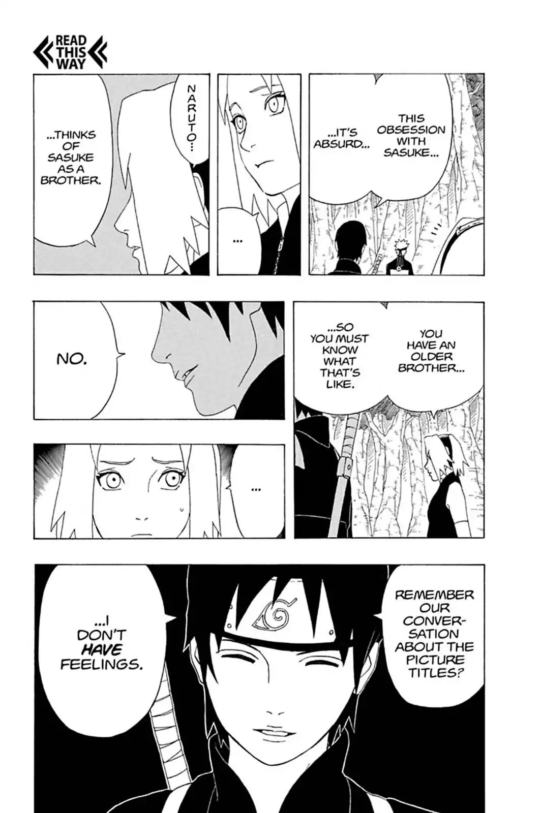 Naruto Chapter 288 page 17 - Chapter 288: Feelings...?