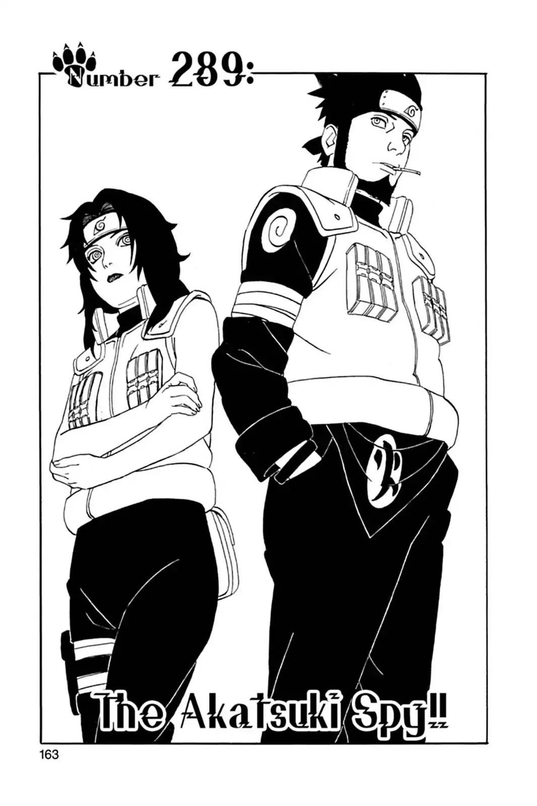 Naruto Chapter 289 page 1 - Chapter 289: The Akatsuki Spy!!