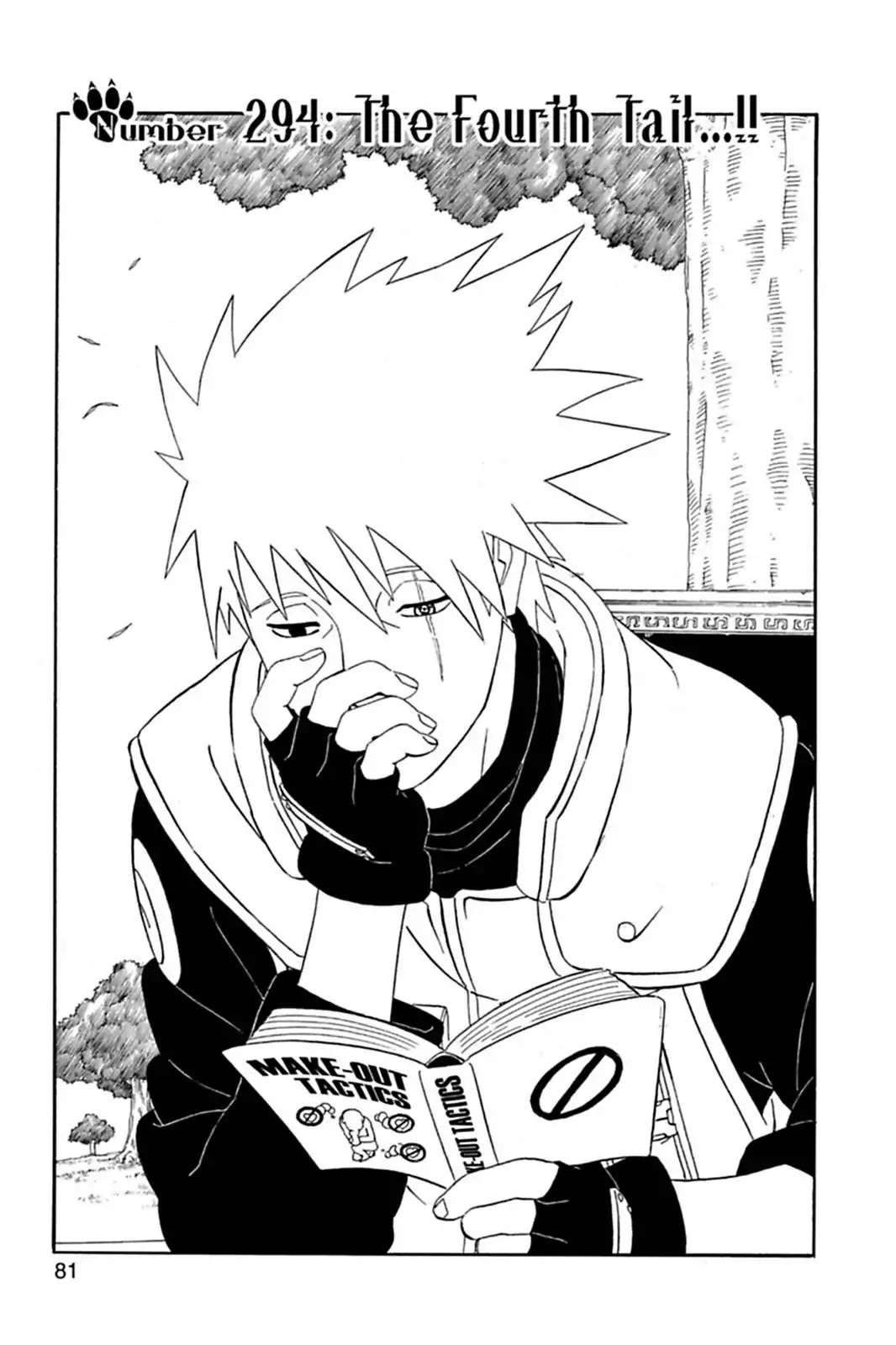 Naruto Chapter 294 page 1 - Chapter 294: The Fourth Tail...!!
