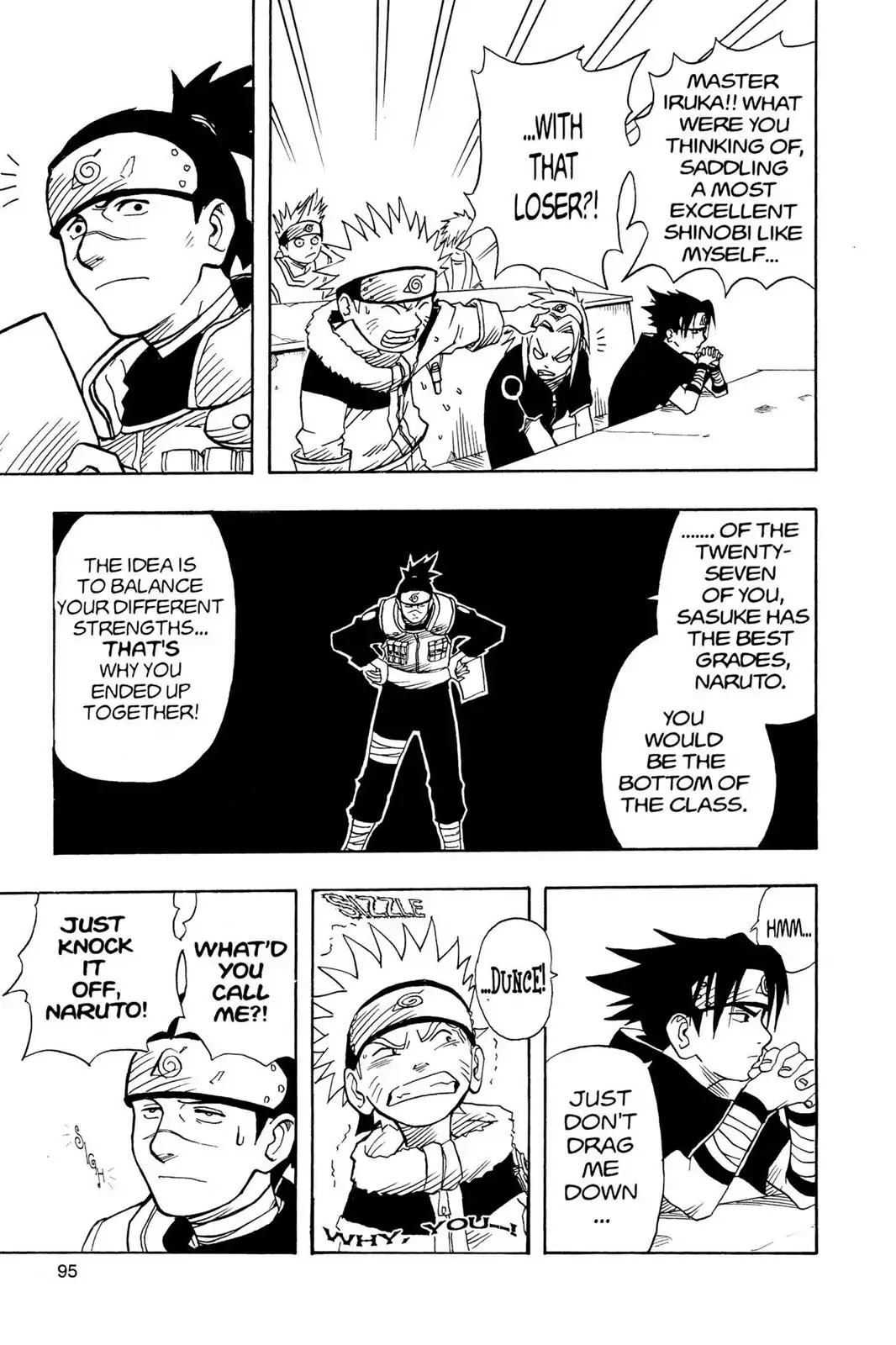 Naruto Chapter 3 page 11 - Chapter 3: Enter Sasuke!
