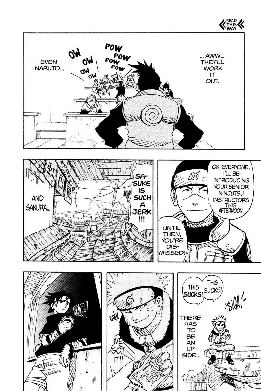 Naruto Chapter 3 page 12 - Chapter 3: Enter Sasuke!