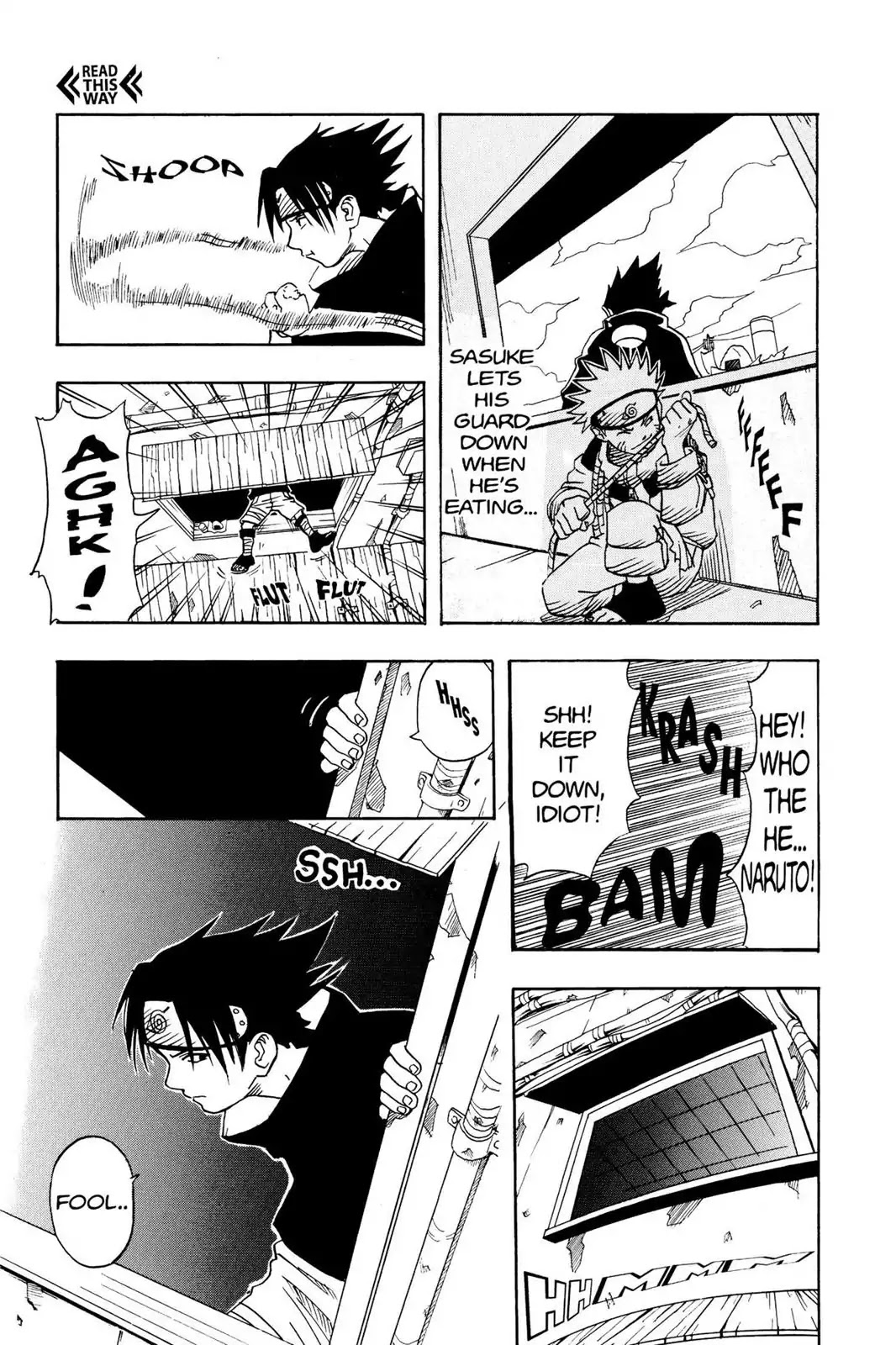 Naruto Chapter 3 page 13 - Chapter 3: Enter Sasuke!