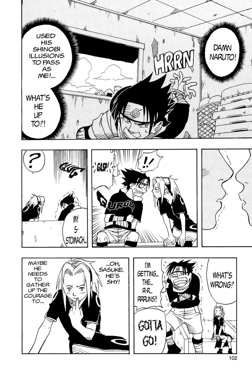 Naruto Chapter 3 page 18 - Chapter 3: Enter Sasuke!
