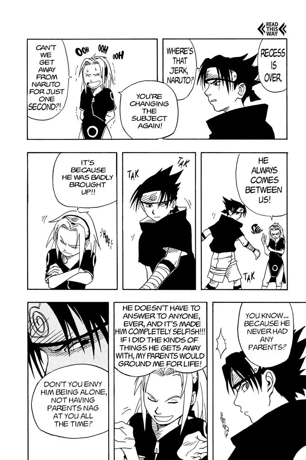 Naruto Chapter 3 page 20 - Chapter 3: Enter Sasuke!