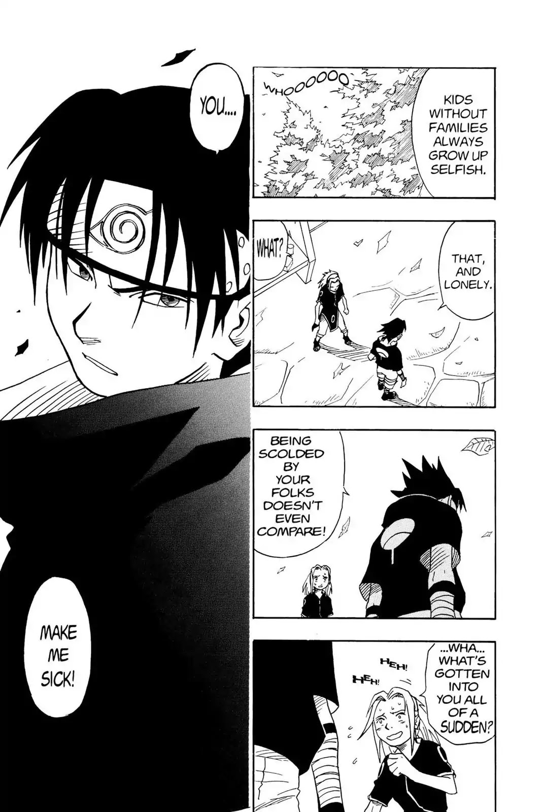 Naruto Chapter 3 page 21 - Chapter 3: Enter Sasuke!