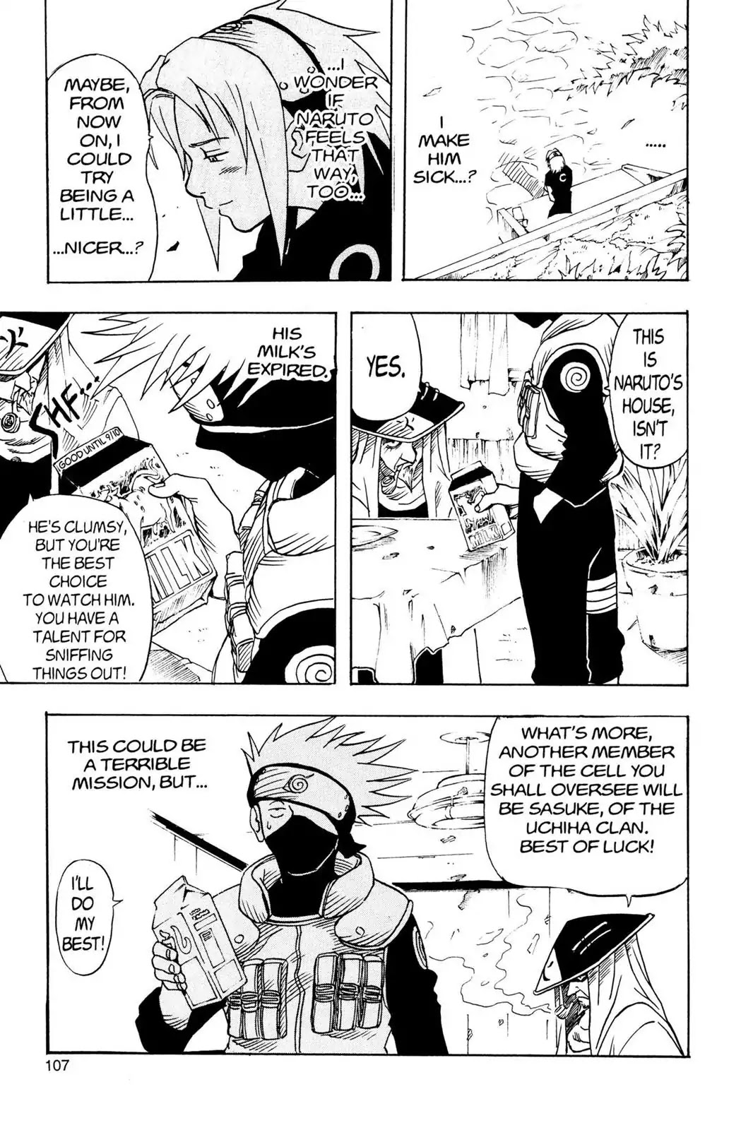 Naruto Chapter 3 page 23 - Chapter 3: Enter Sasuke!