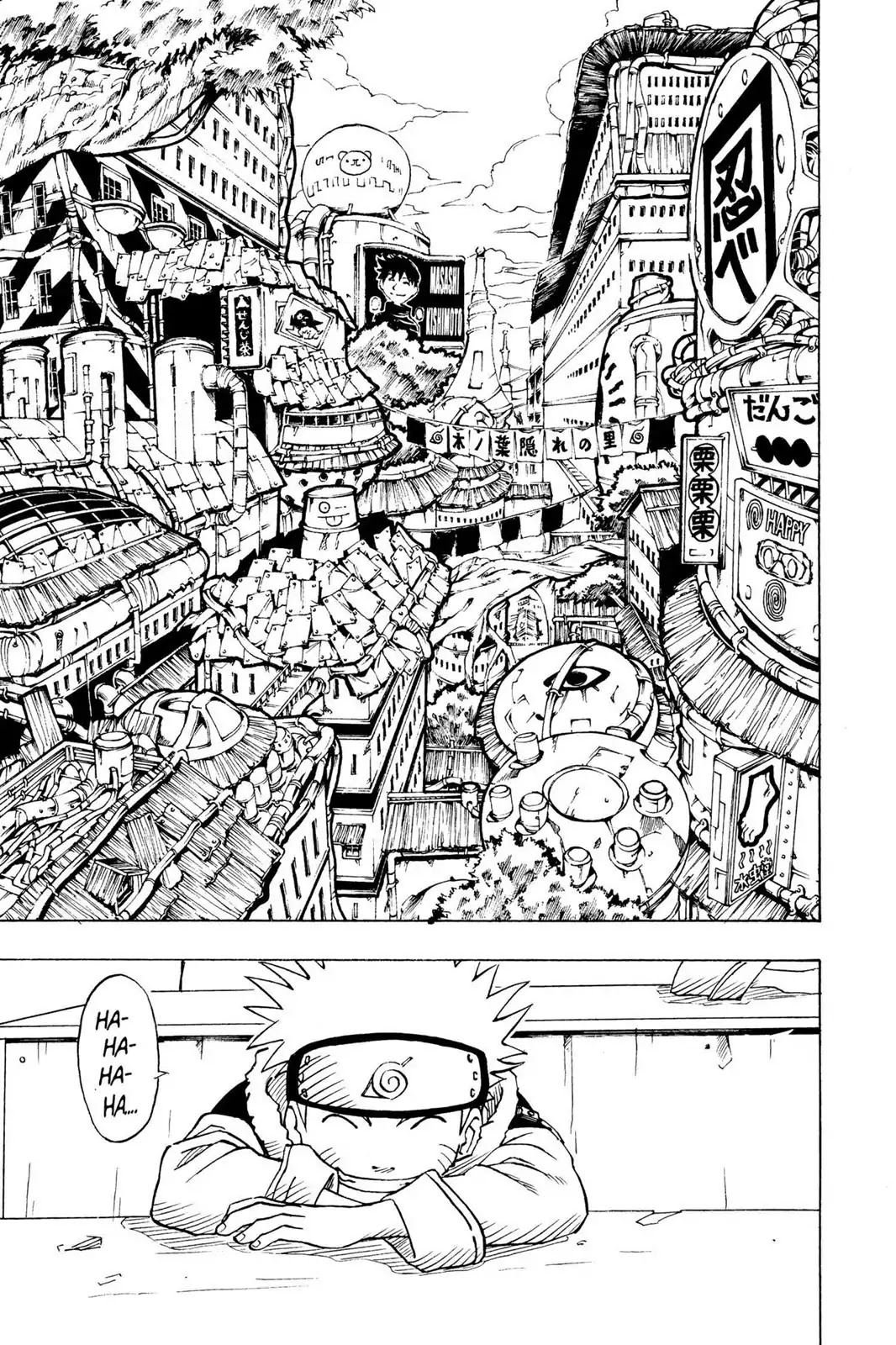 Naruto Chapter 3 page 3 - Chapter 3: Enter Sasuke!