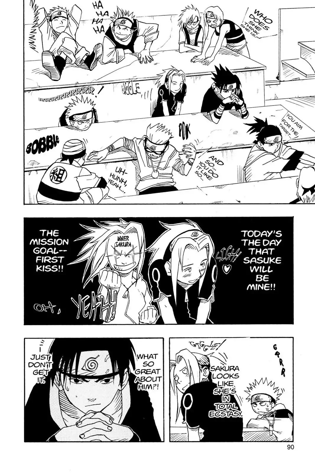 Naruto Chapter 3 page 6 - Chapter 3: Enter Sasuke!