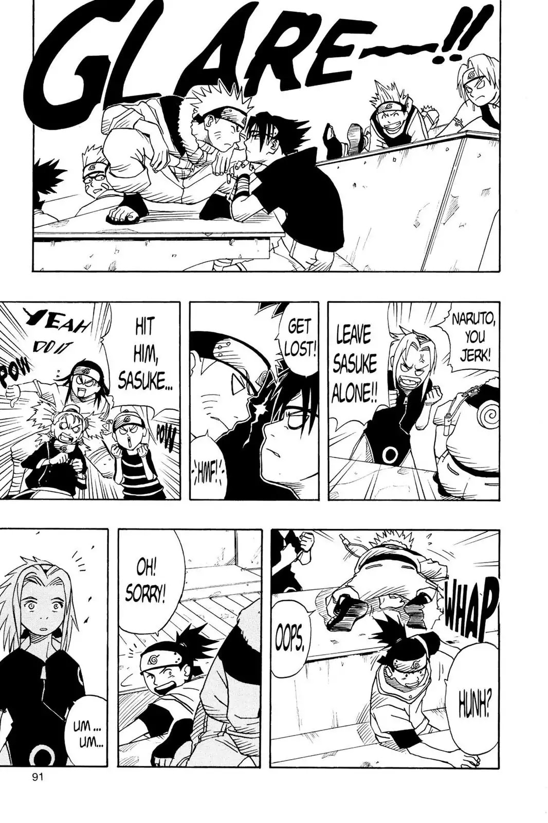 Naruto Chapter 3 page 7 - Chapter 3: Enter Sasuke!